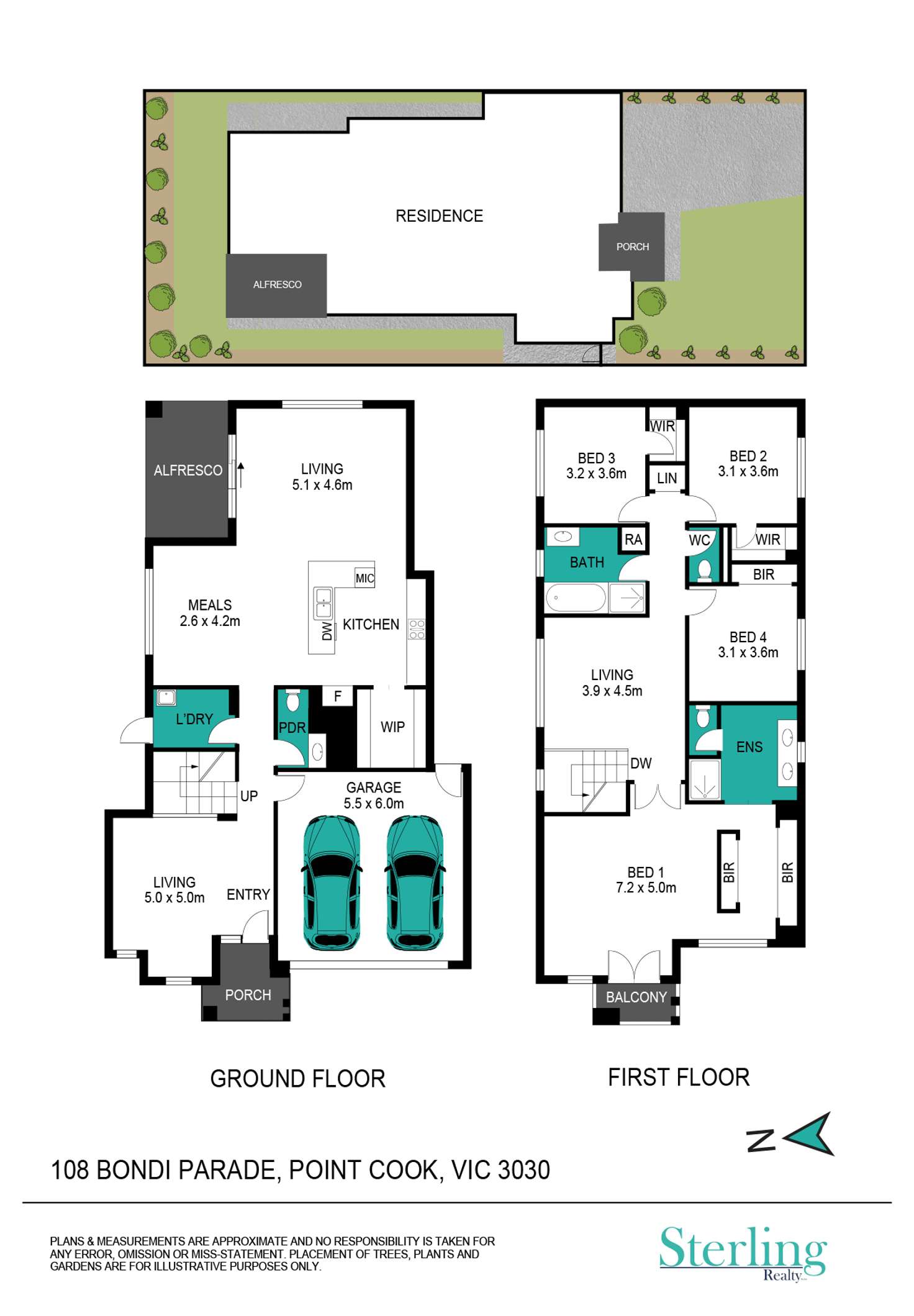 Floorplan of Homely house listing, 108 Bondi Pde, Point Cook VIC 3030