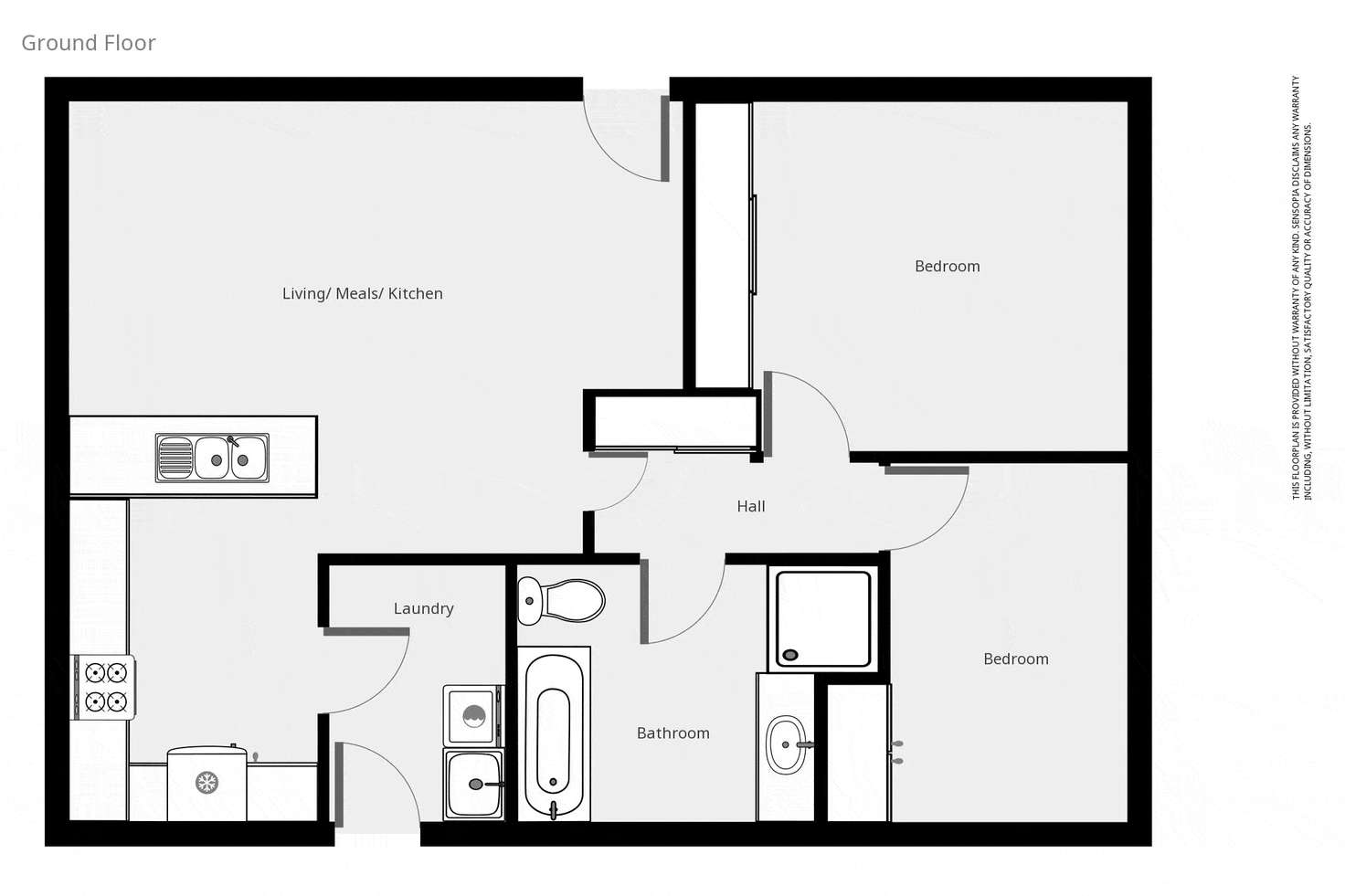 Floorplan of Homely house listing, 26 Waterhole Rd, Pomonal VIC 3381