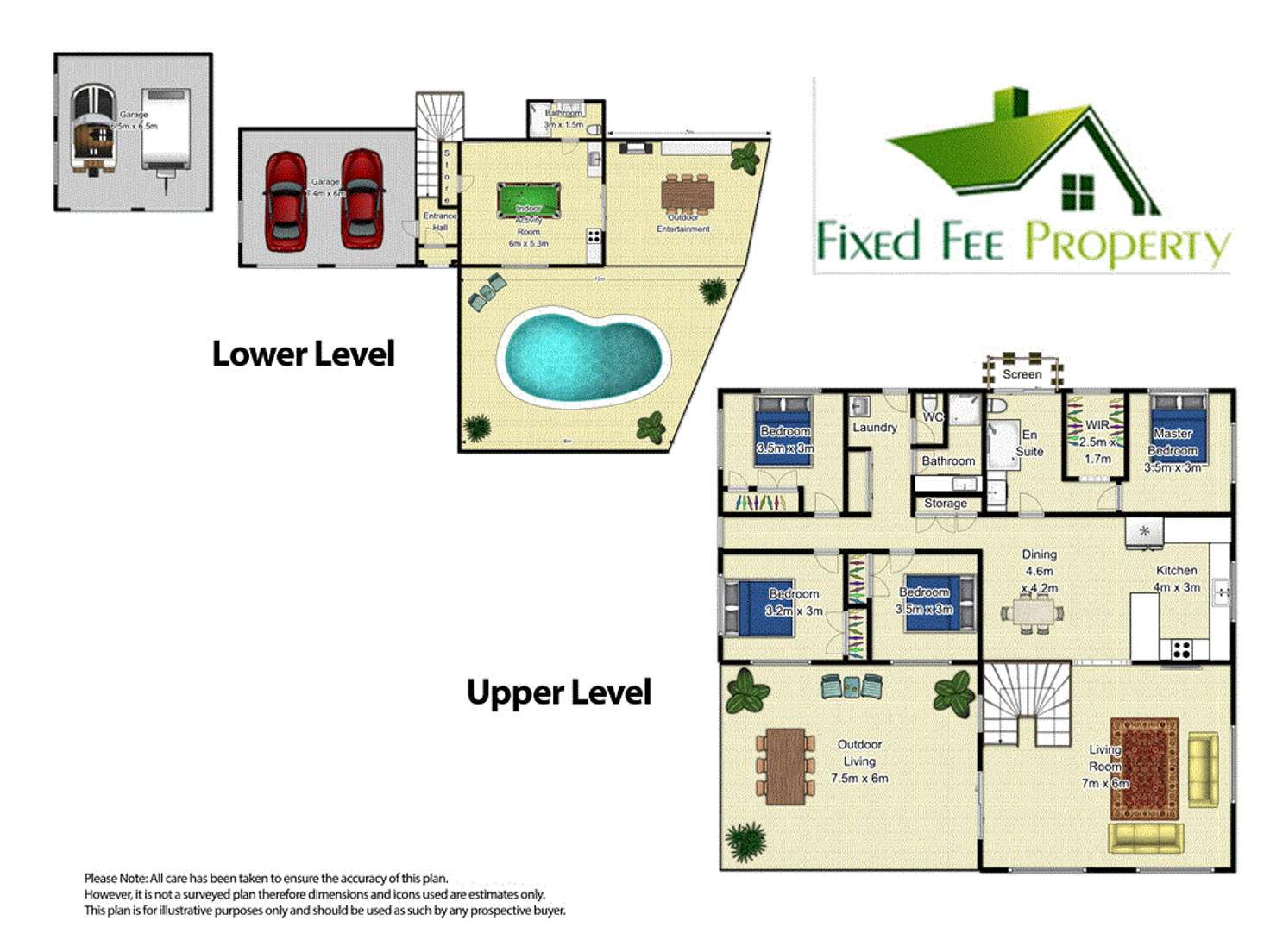 Floorplan of Homely house listing, 46 Granadilla Dr, Earlville QLD 4870
