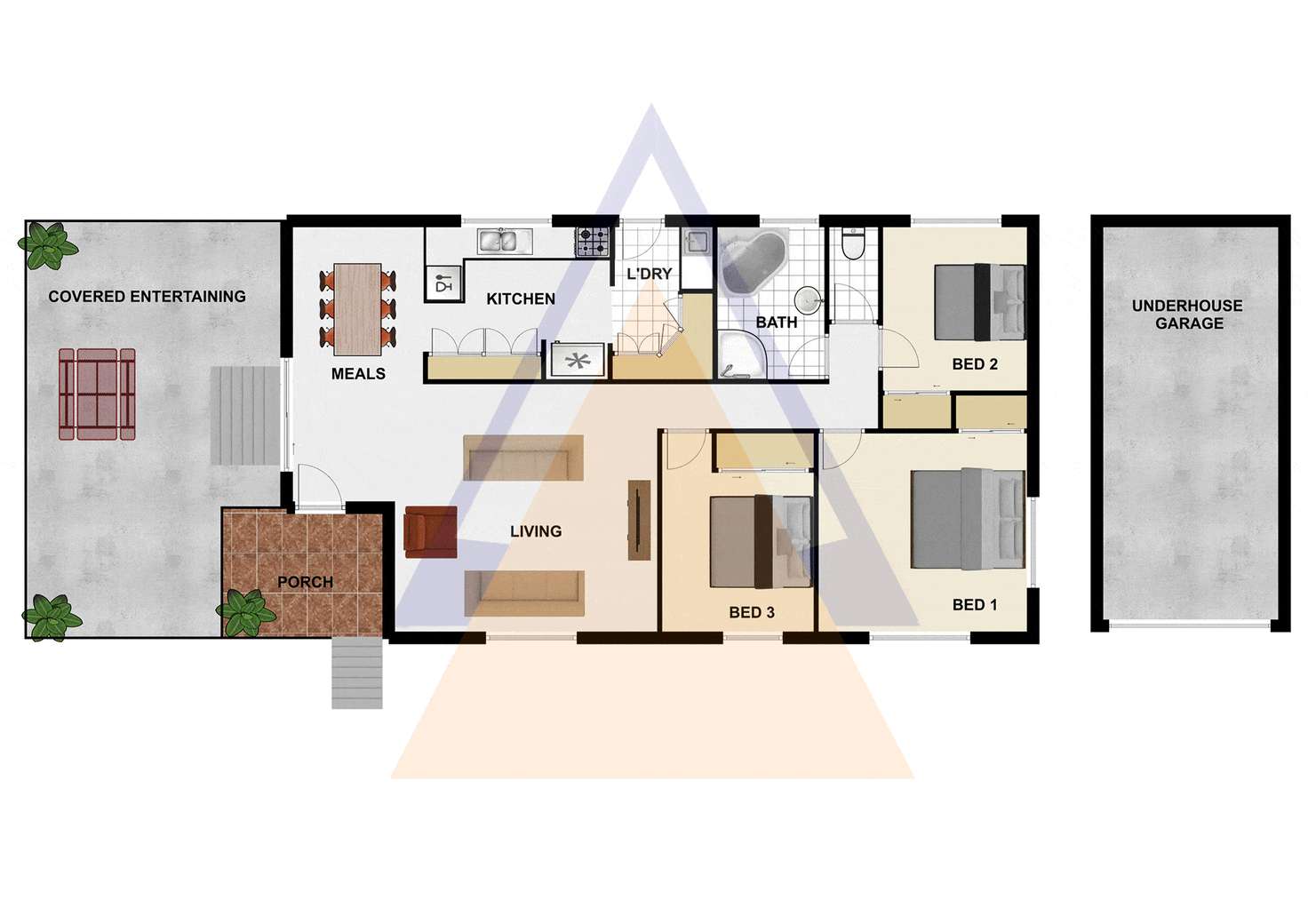 Floorplan of Homely house listing, 6 Dorothy St, Woodridge QLD 4114