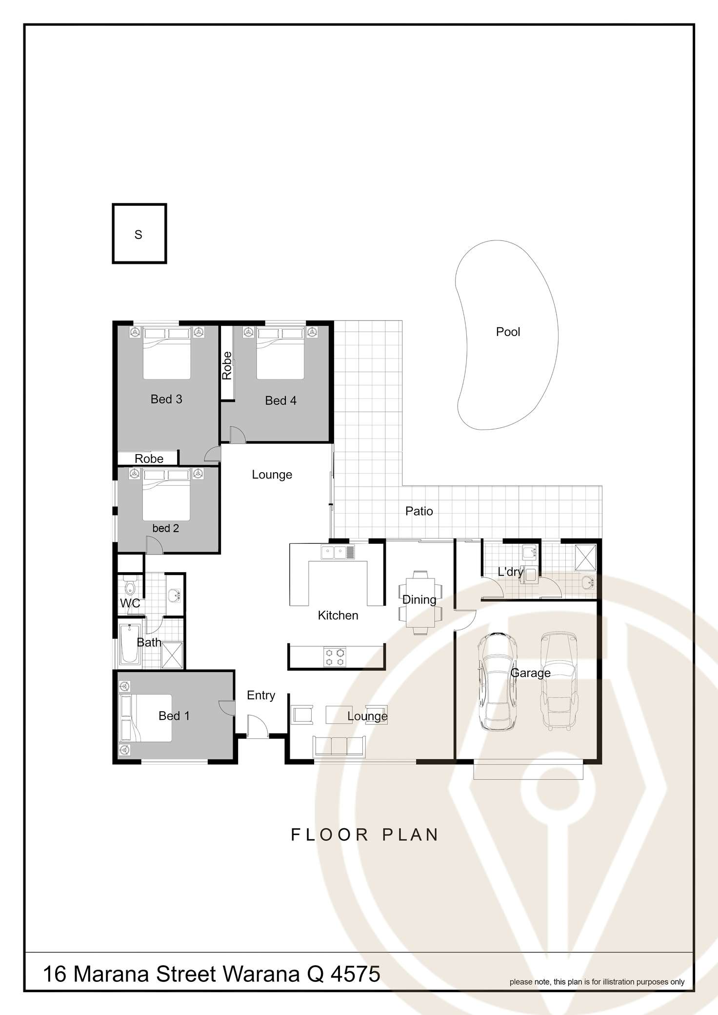 Floorplan of Homely house listing, 16 Marana St, Warana QLD 4575