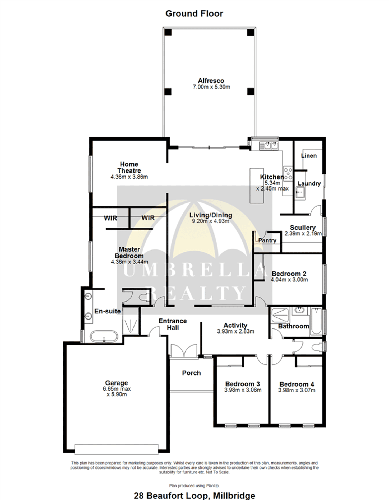 Floorplan of Homely house listing, 28 Beaufort Loop, Millbridge WA 6232