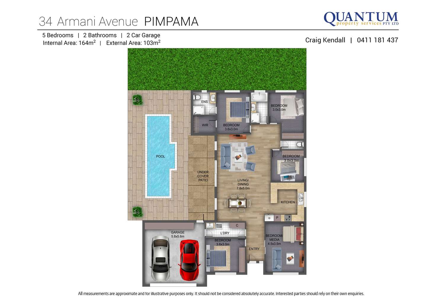 Floorplan of Homely house listing, 34 Armani Street, Pimpama QLD 4209