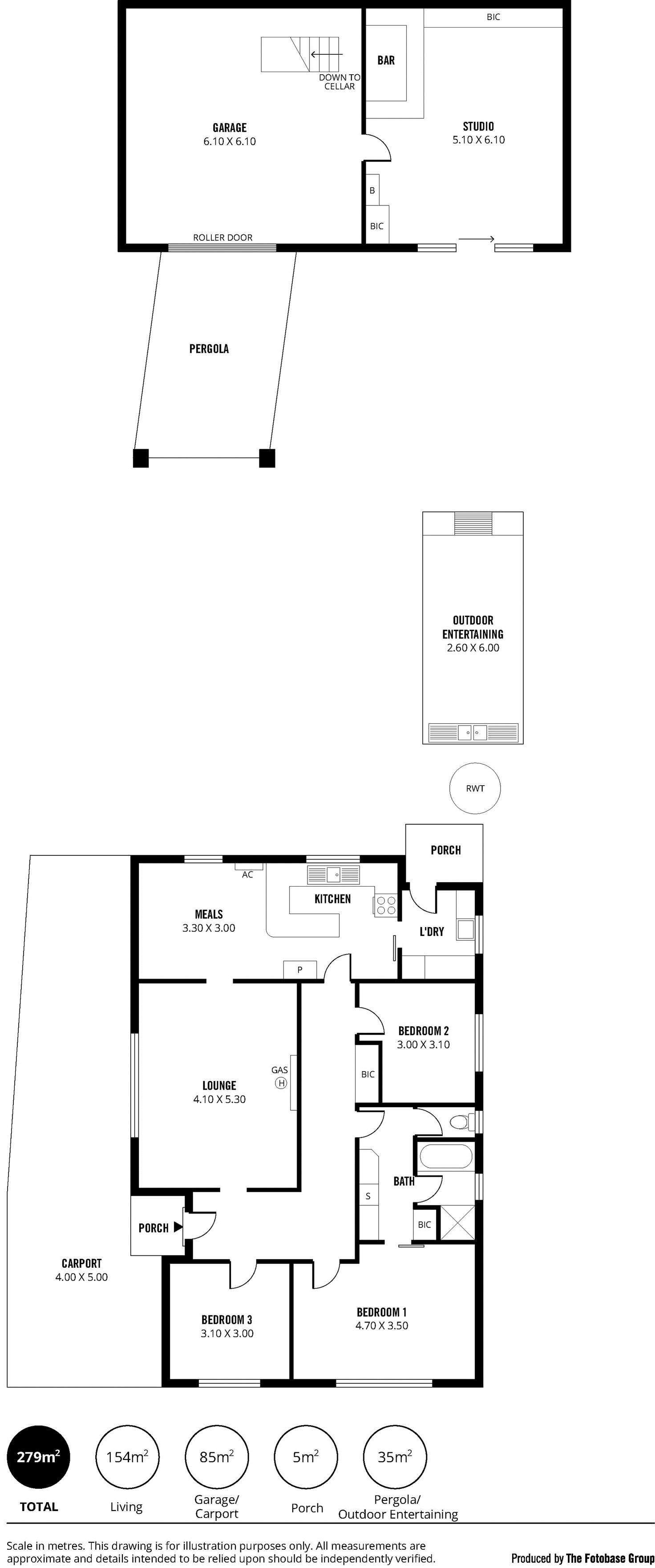 Floorplan of Homely house listing, 7 Gregory Cres, Seaton SA 5023