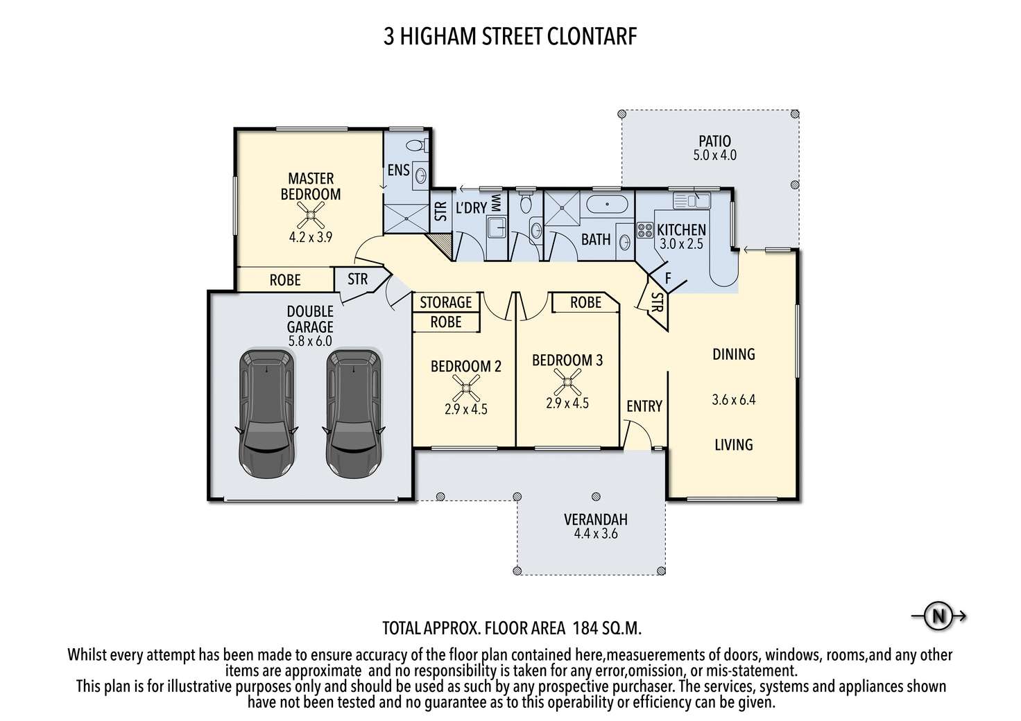 Floorplan of Homely house listing, 3 Higham St, Clontarf QLD 4019