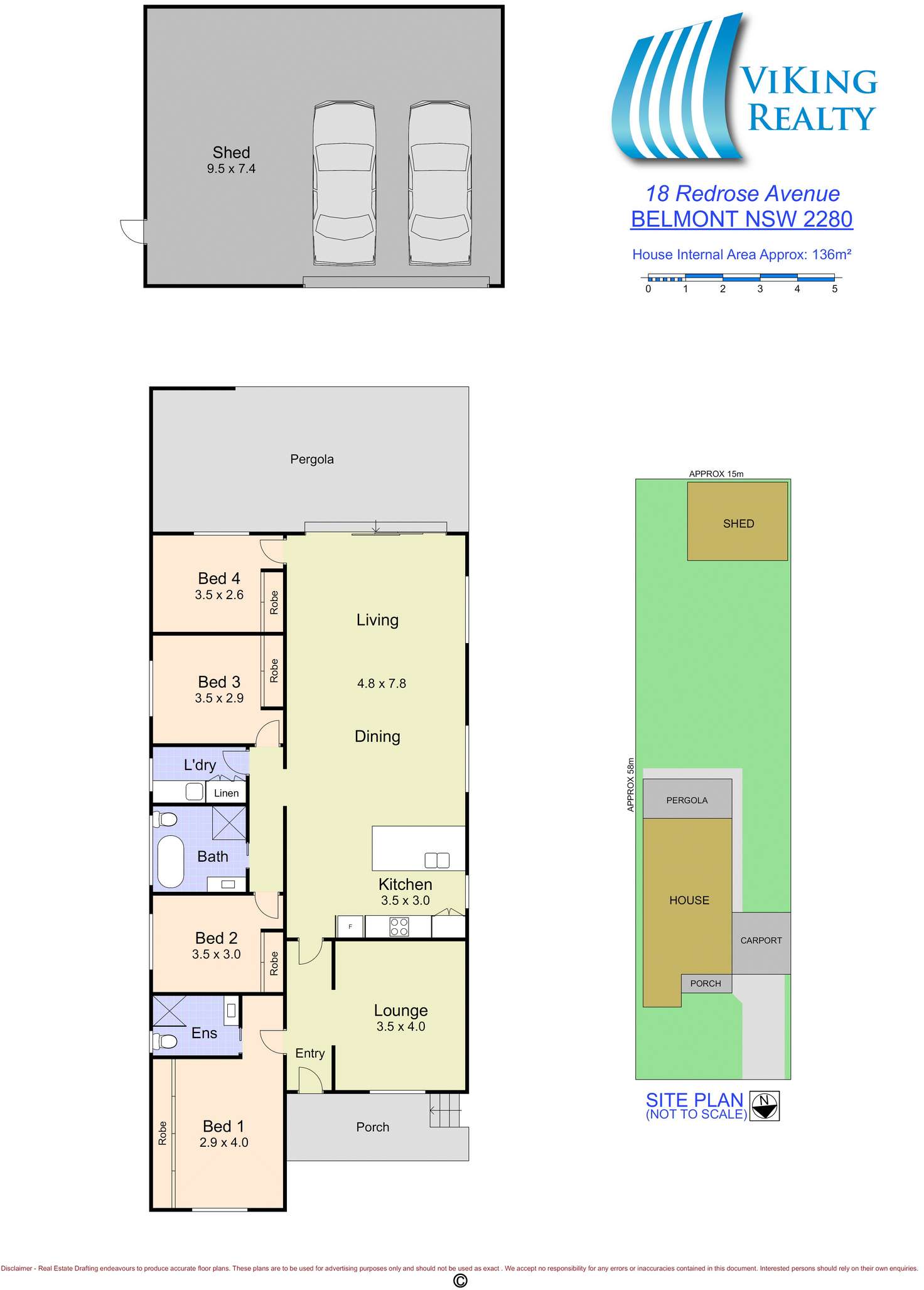 Floorplan of Homely house listing, 18 Redrose Ave, Belmont NSW 2280