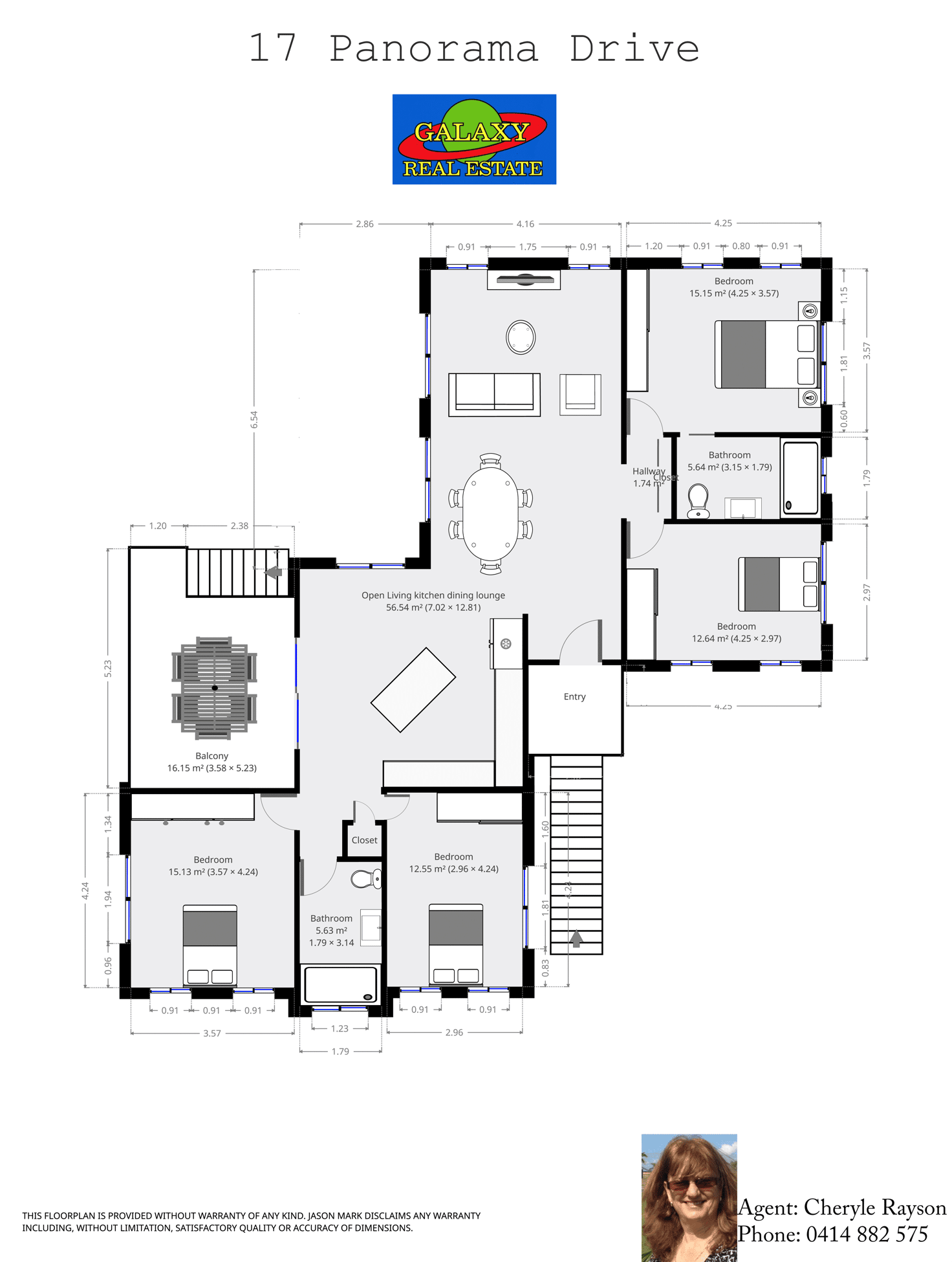 Floorplan of Homely house listing, 17 Panorama Dr, Qunaba QLD 4670
