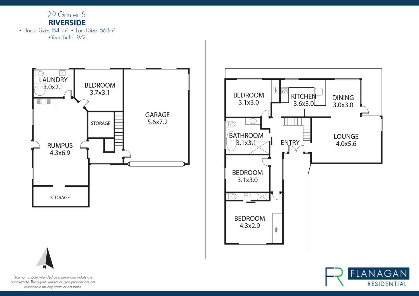 Floorplan of Homely house listing, 29 Grinter St, Riverside TAS 7250