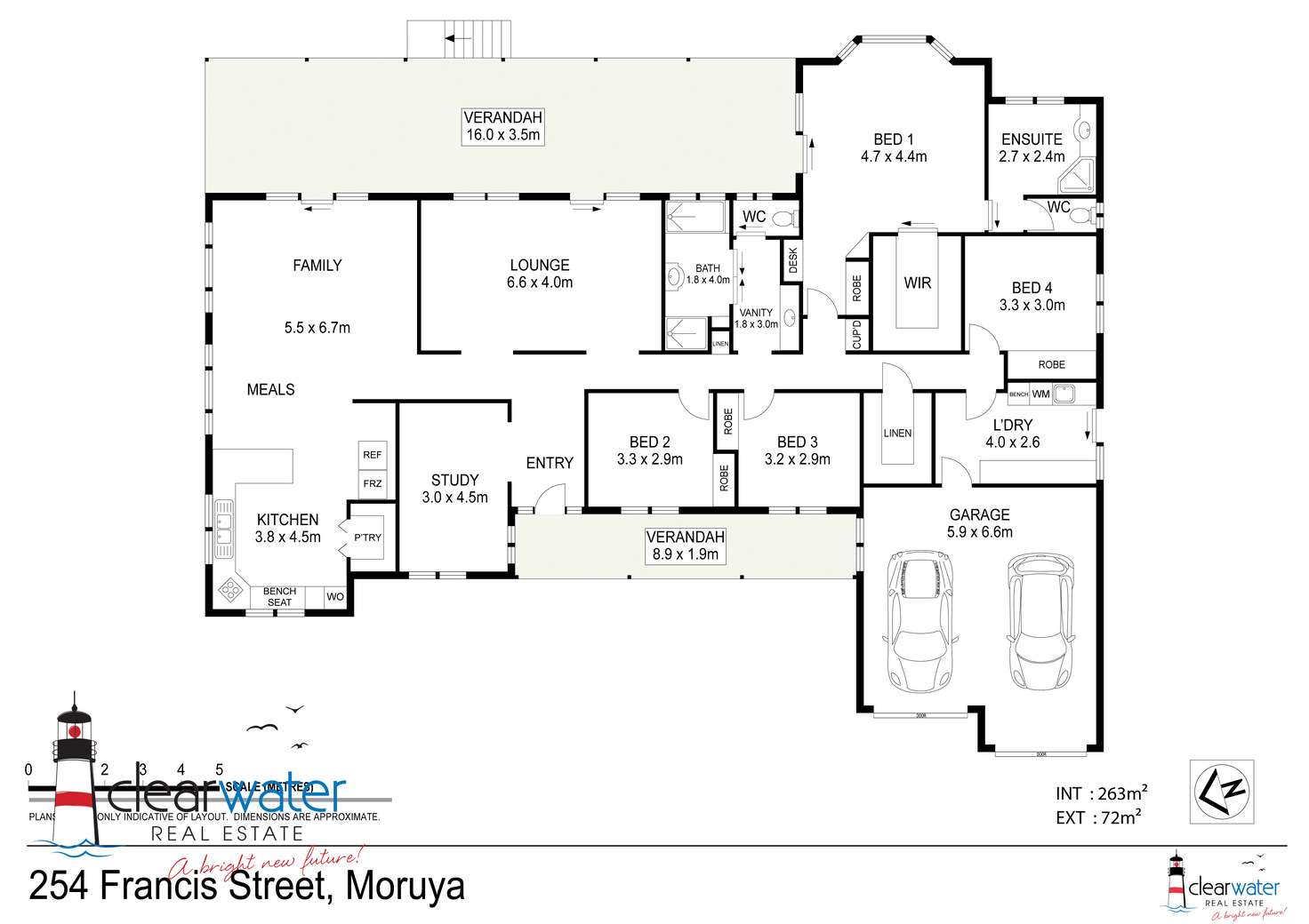Floorplan of Homely house listing, 254 Francis St, Moruya NSW 2537