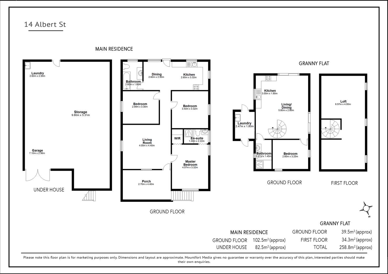 Floorplan of Homely house listing, 14 Albert St, Woolloongabba QLD 4102
