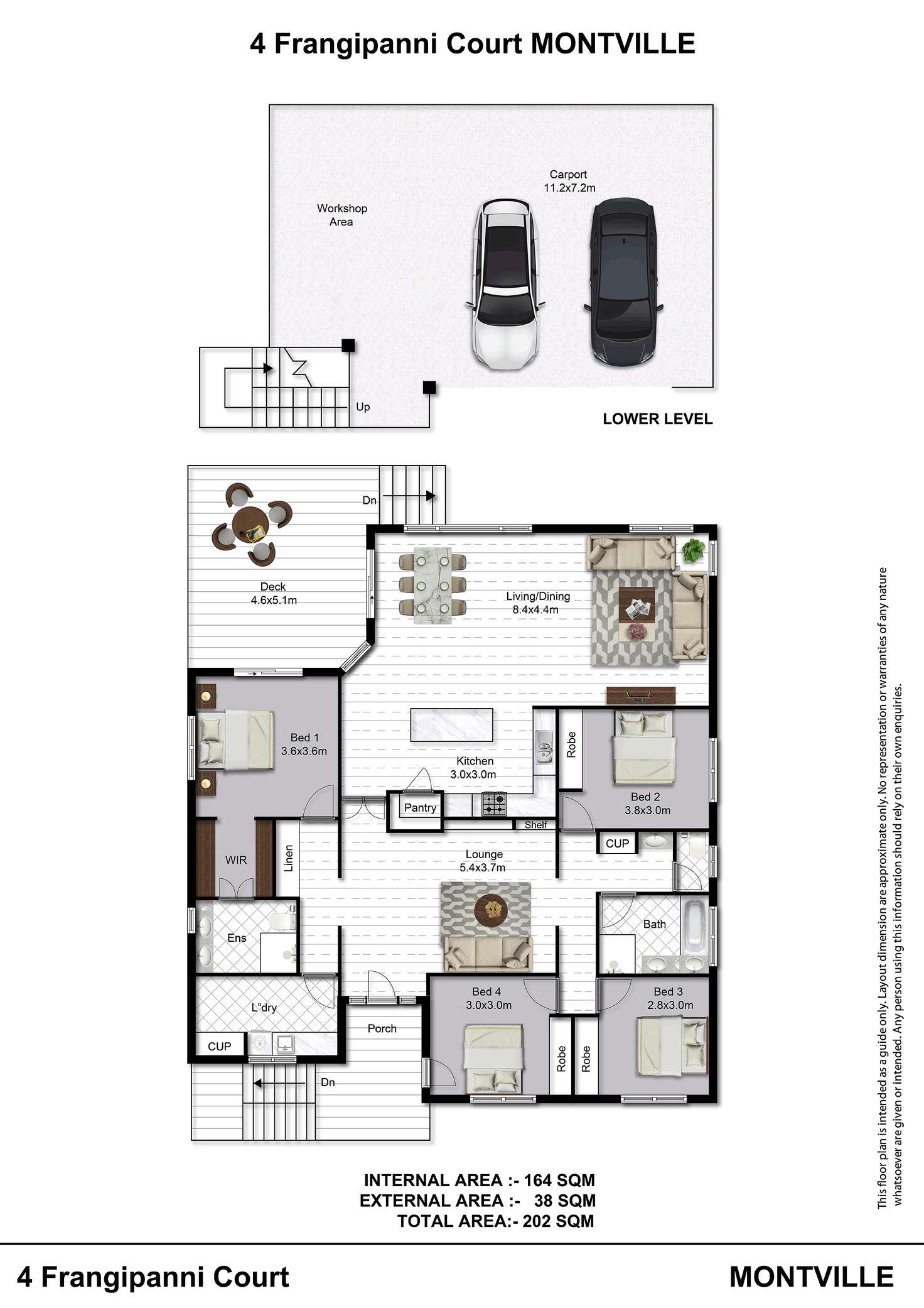 Floorplan of Homely house listing, 4 Frangipanni Ct, Montville QLD 4560