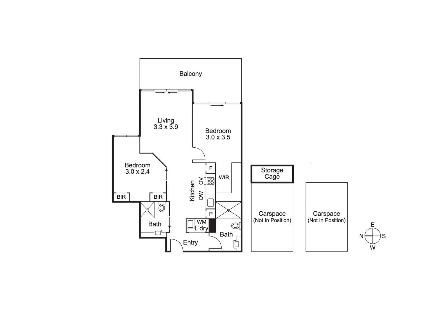 Floorplan of Homely apartment listing, Suite 408/220 Bay Rd, Sandringham VIC 3191