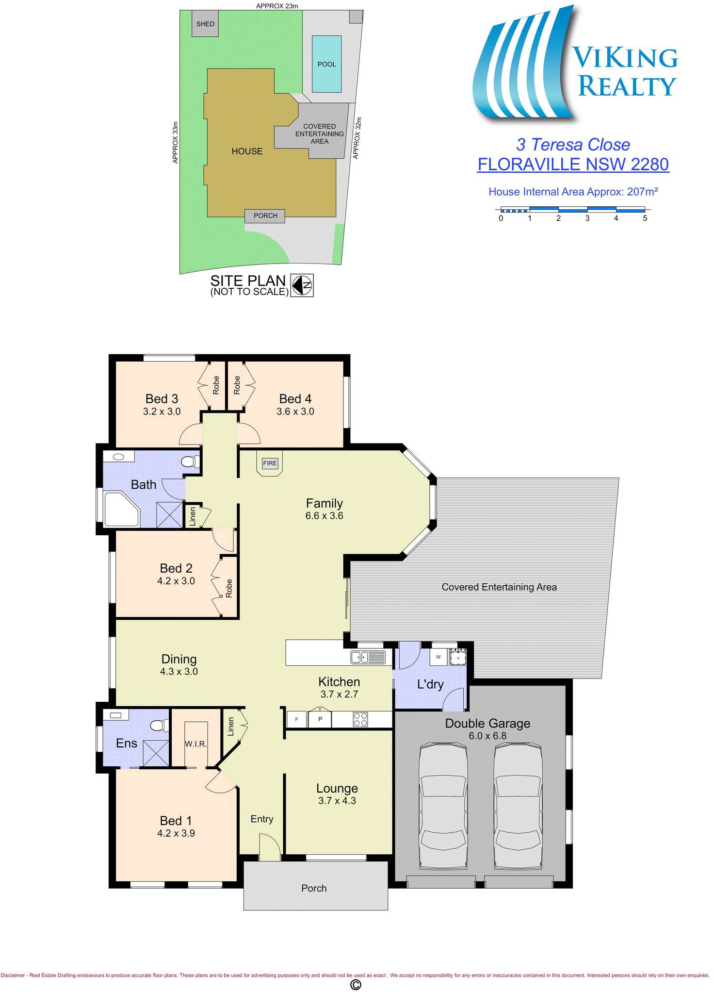 Floorplan of Homely house listing, 3 Teresa Cl, Floraville NSW 2280