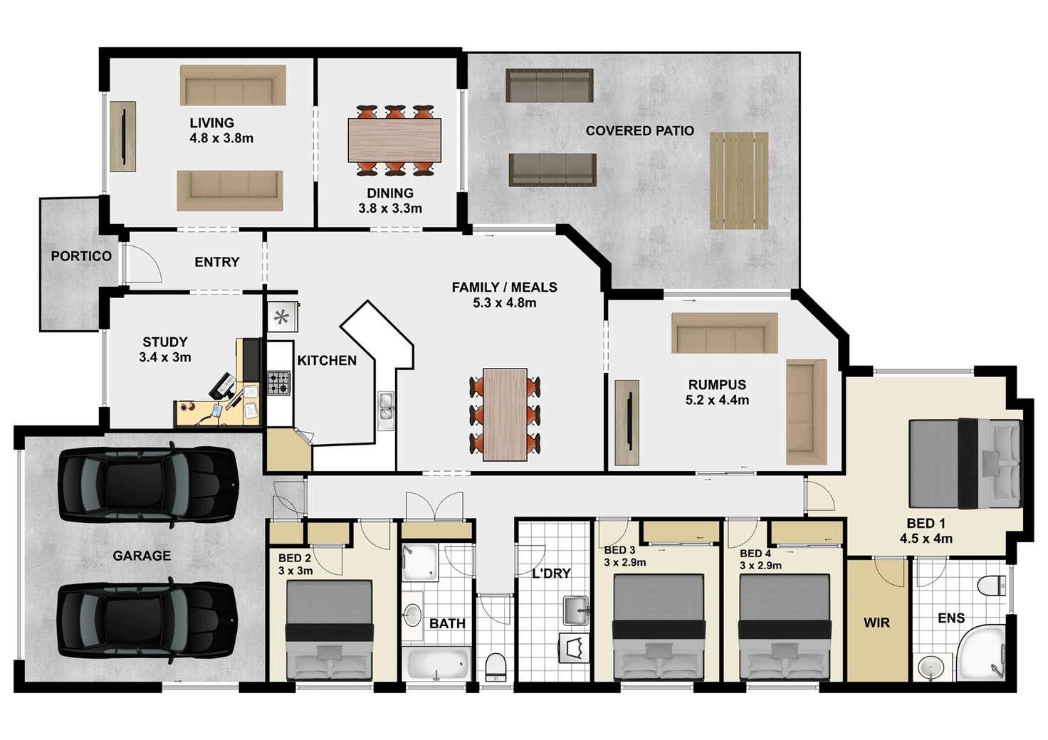 Floorplan of Homely house listing, 12 Admiral Crescent, Springfield Lakes QLD 4300