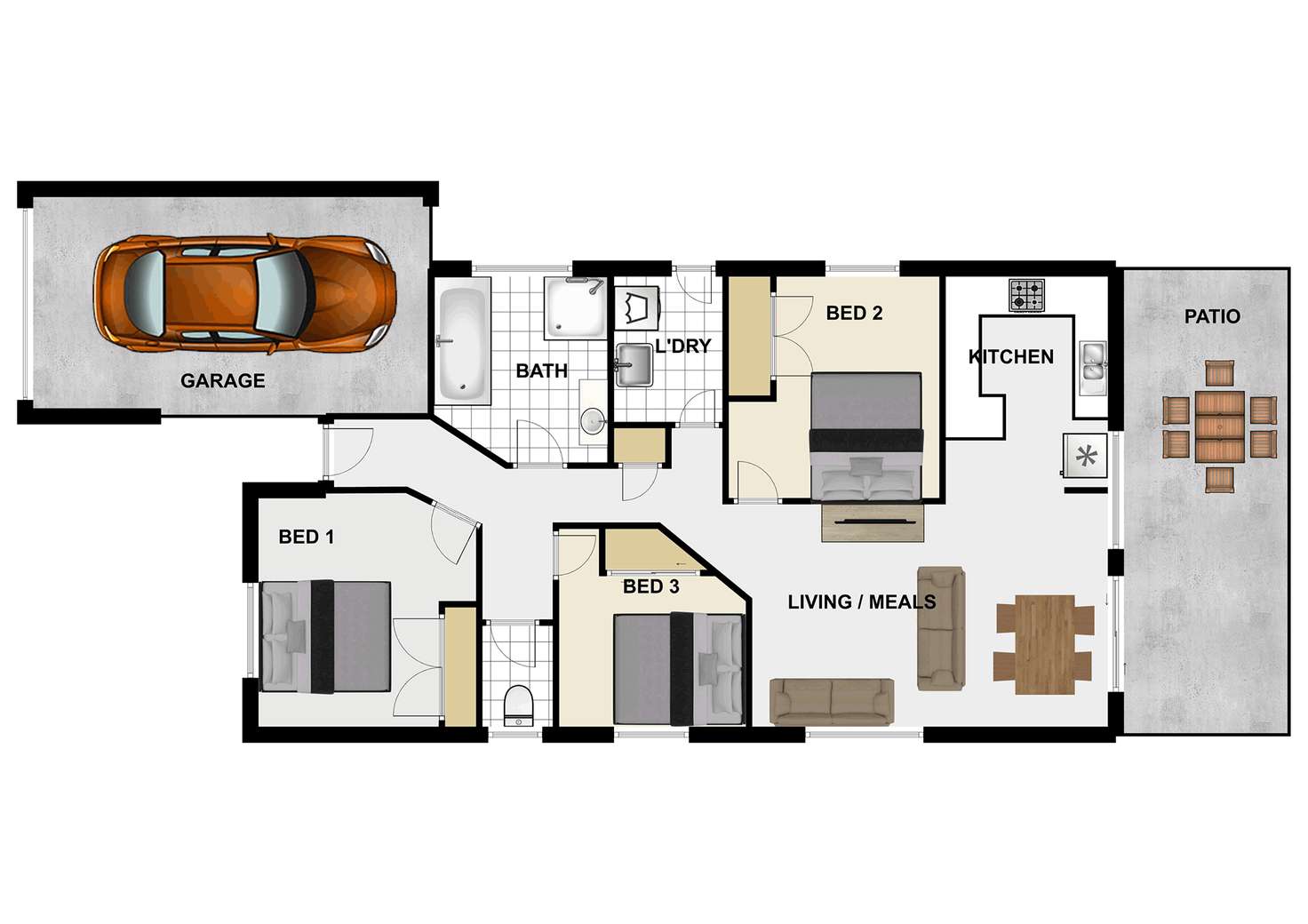 Floorplan of Homely house listing, 10 McKenzie Place, Forest Lake QLD 4078