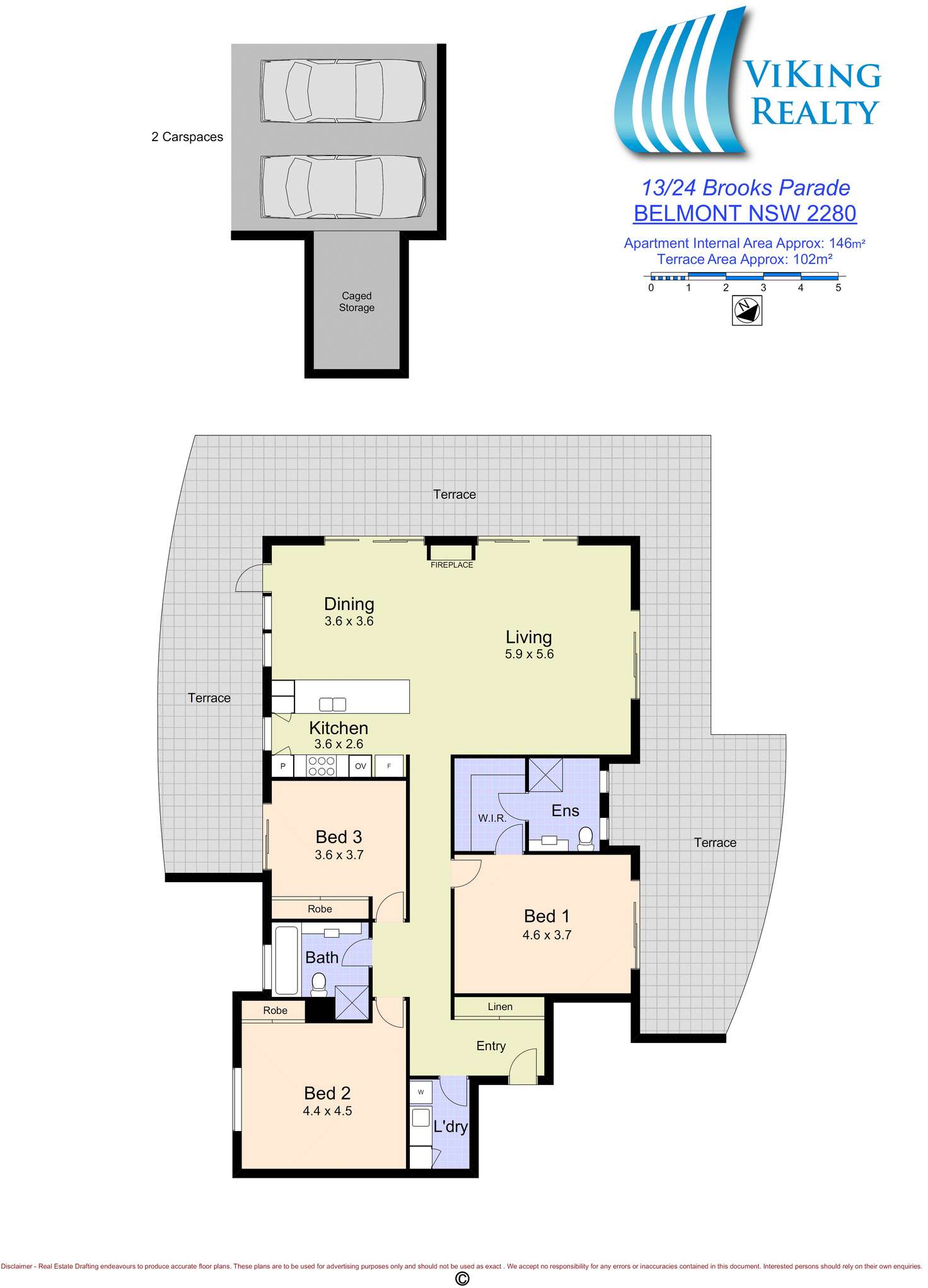 Floorplan of Homely apartment listing, Unit 13/24 Brooks Pde, Belmont NSW 2280