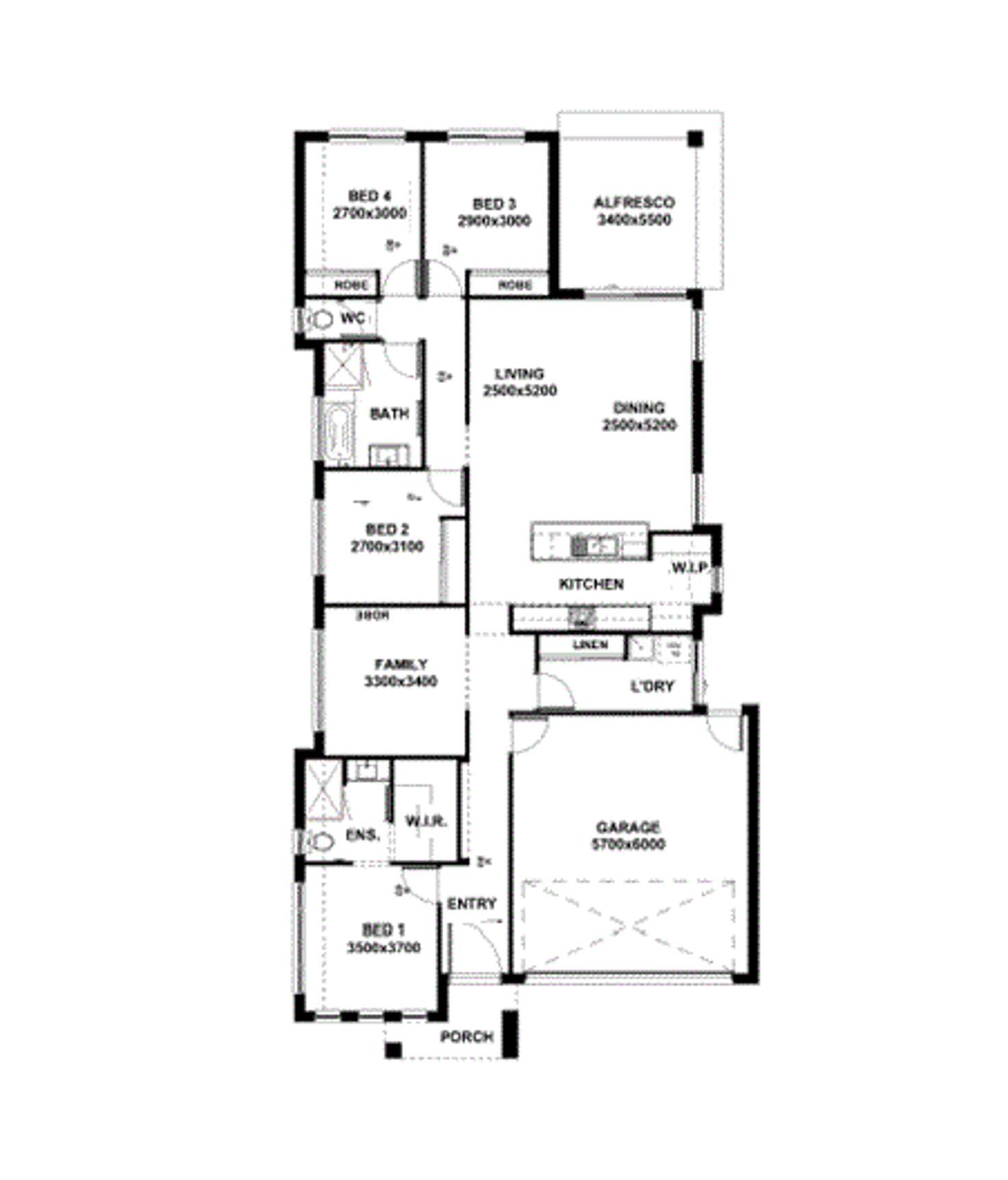 Floorplan of Homely house listing, 36 Apollo St, Newport QLD 4020