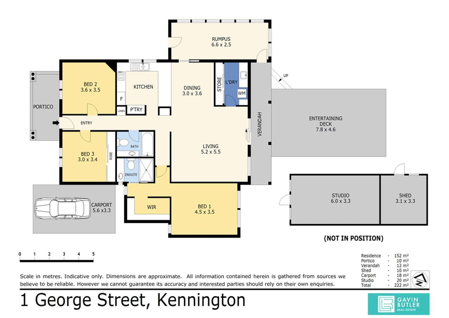 Floorplan of Homely house listing, 1 George St, Kennington VIC 3550