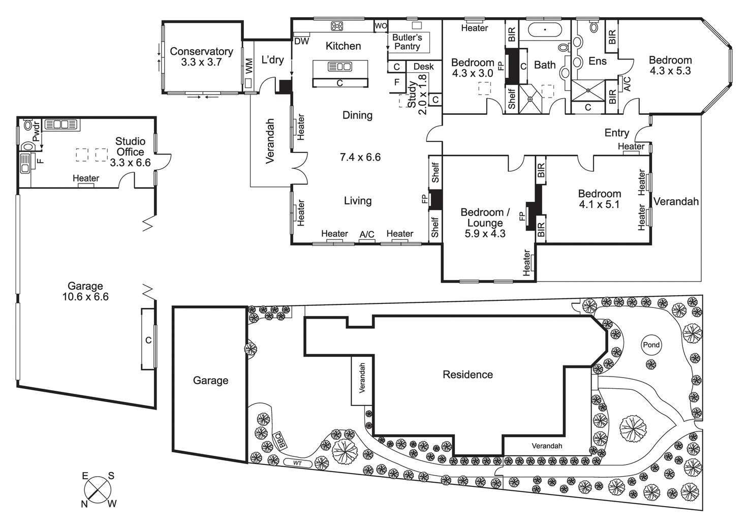 Floorplan of Homely house listing, 41 Middle Cres, Brighton VIC 3186