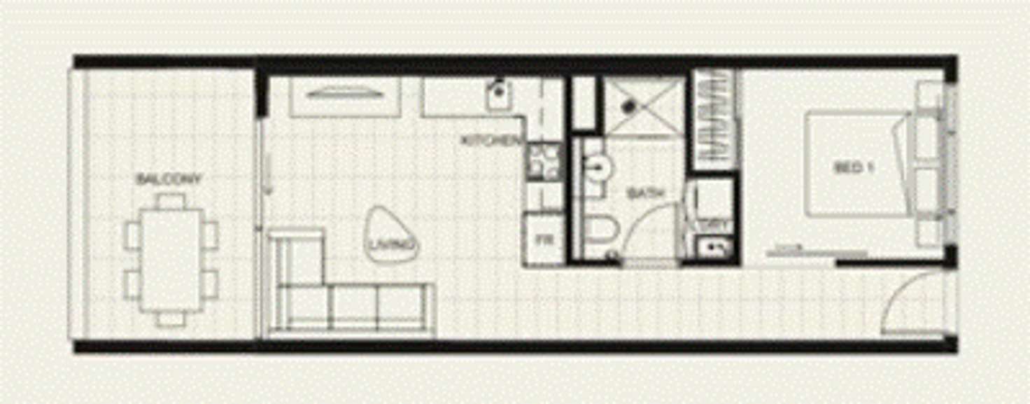 Floorplan of Homely apartment listing, Unit 4/1A Charles St, South Fremantle WA 6162