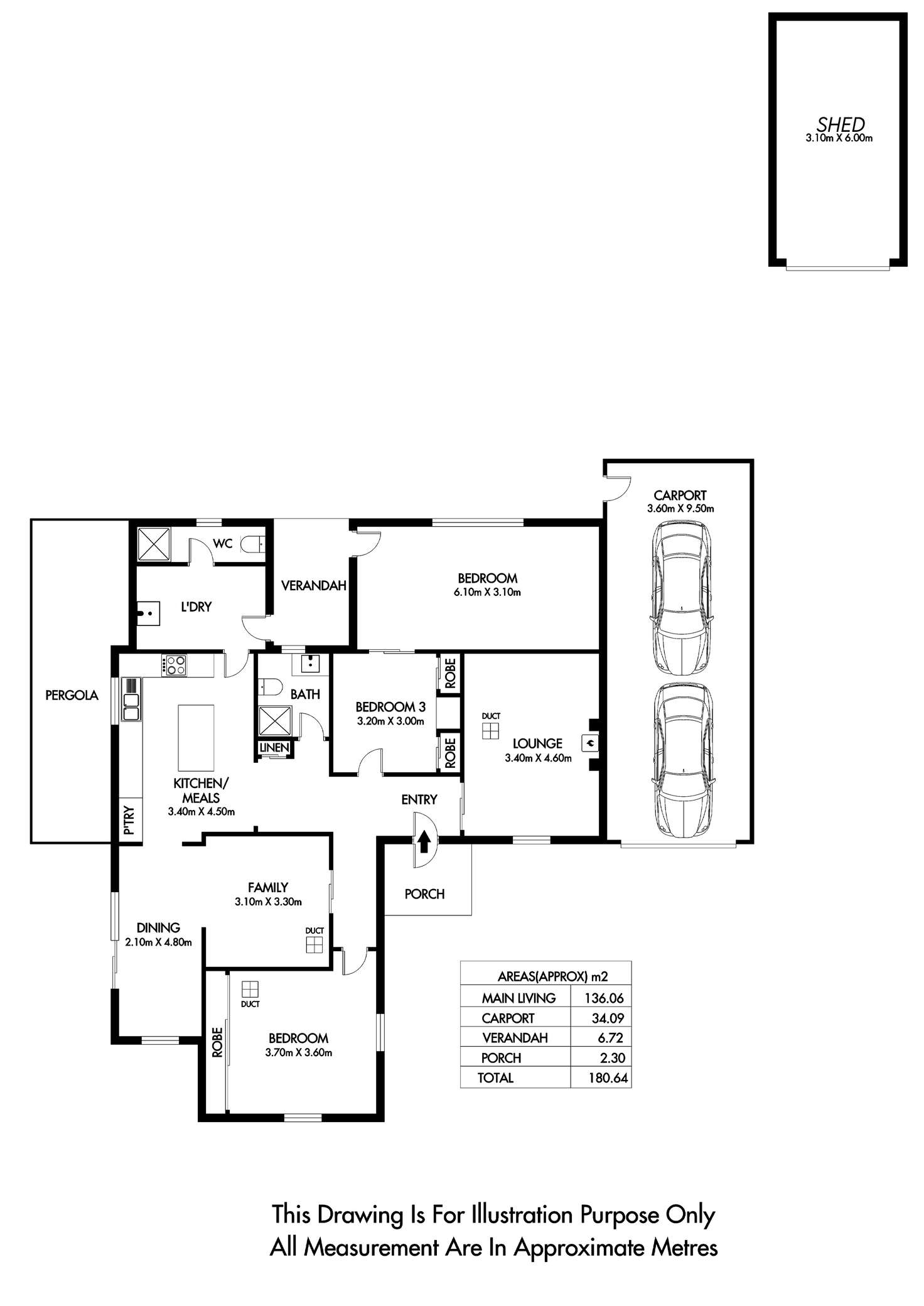 Floorplan of Homely house listing, 6 Cedar Avenue, Dernancourt SA 5075