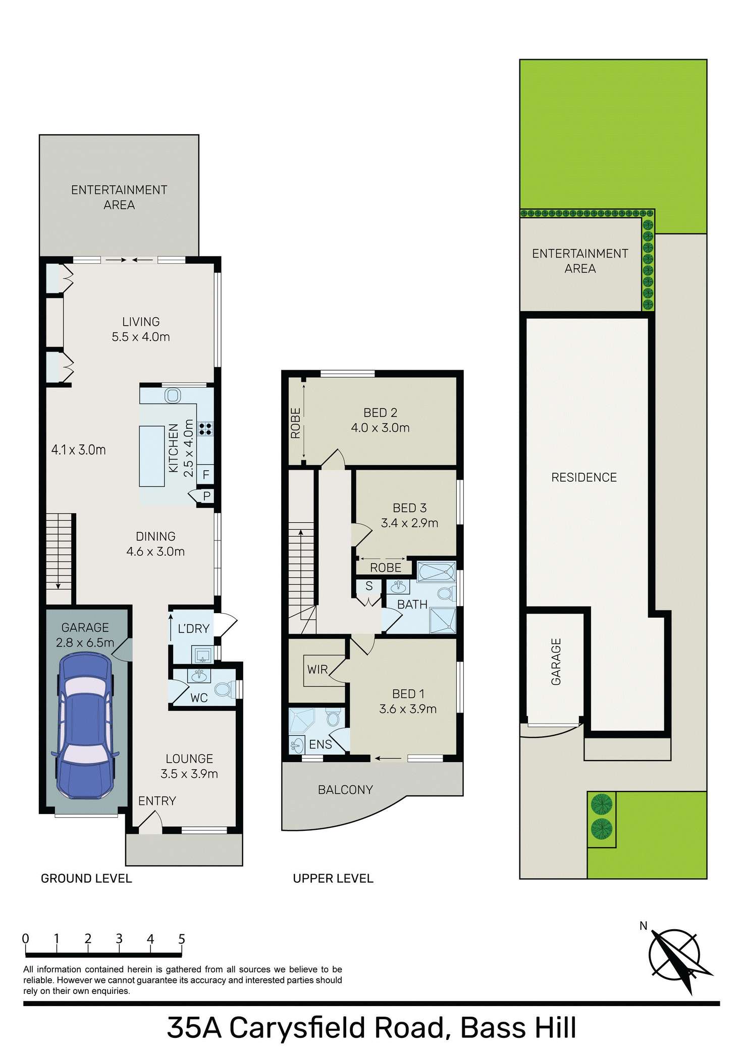 Floorplan of Homely house listing, 35A Carysfield Rd, Bass Hill NSW 2197