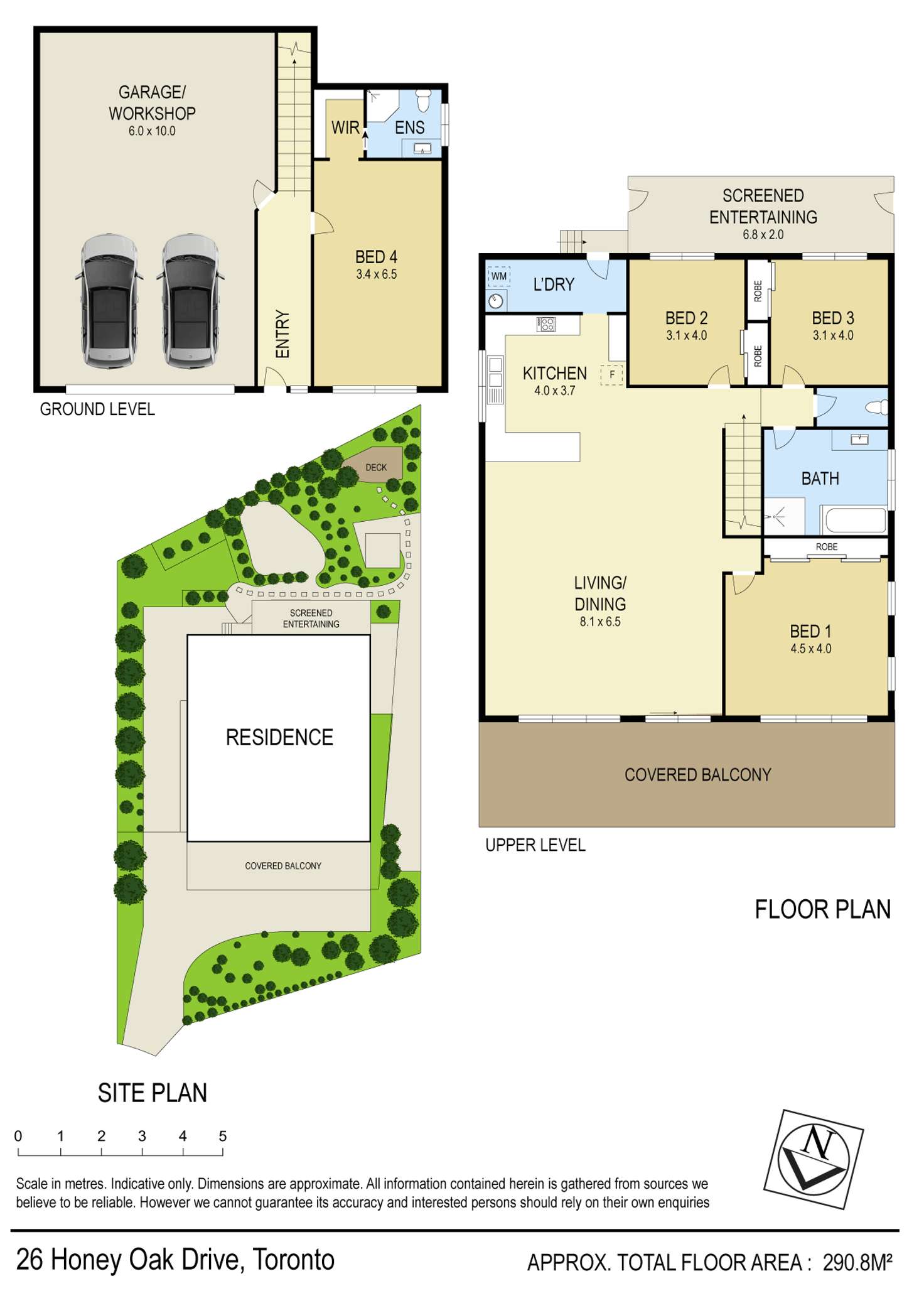Floorplan of Homely house listing, 26 Honey Oak Dr, Toronto NSW 2283