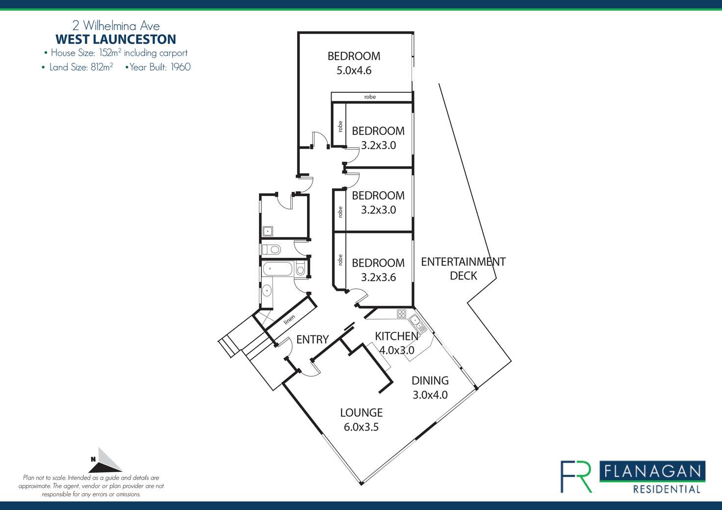 Floorplan of Homely house listing, 2 Wilhelmina Ave, West Launceston TAS 7250