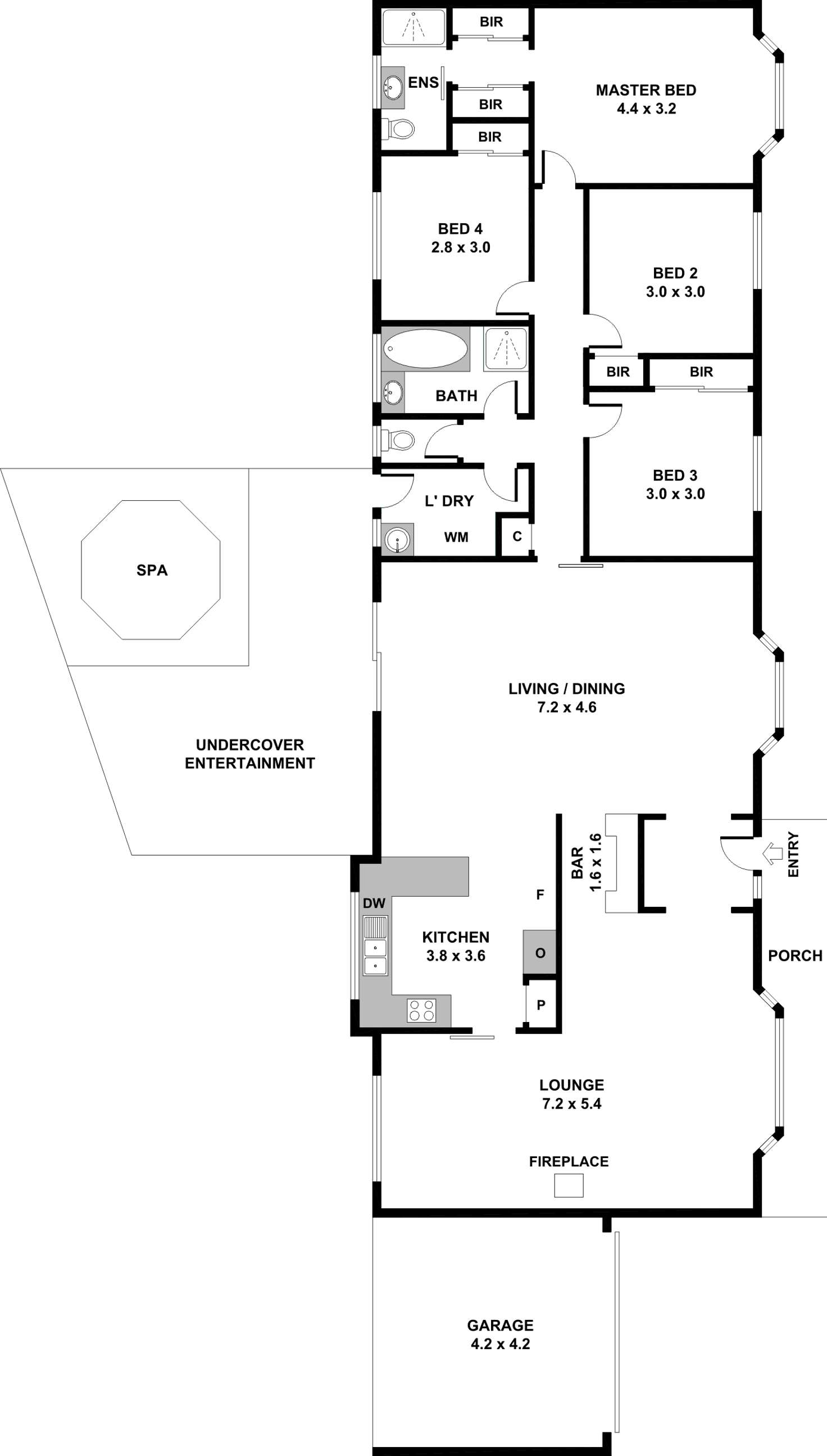 Floorplan of Homely house listing, 3 Kimburra Court, Kurunjang VIC 3337