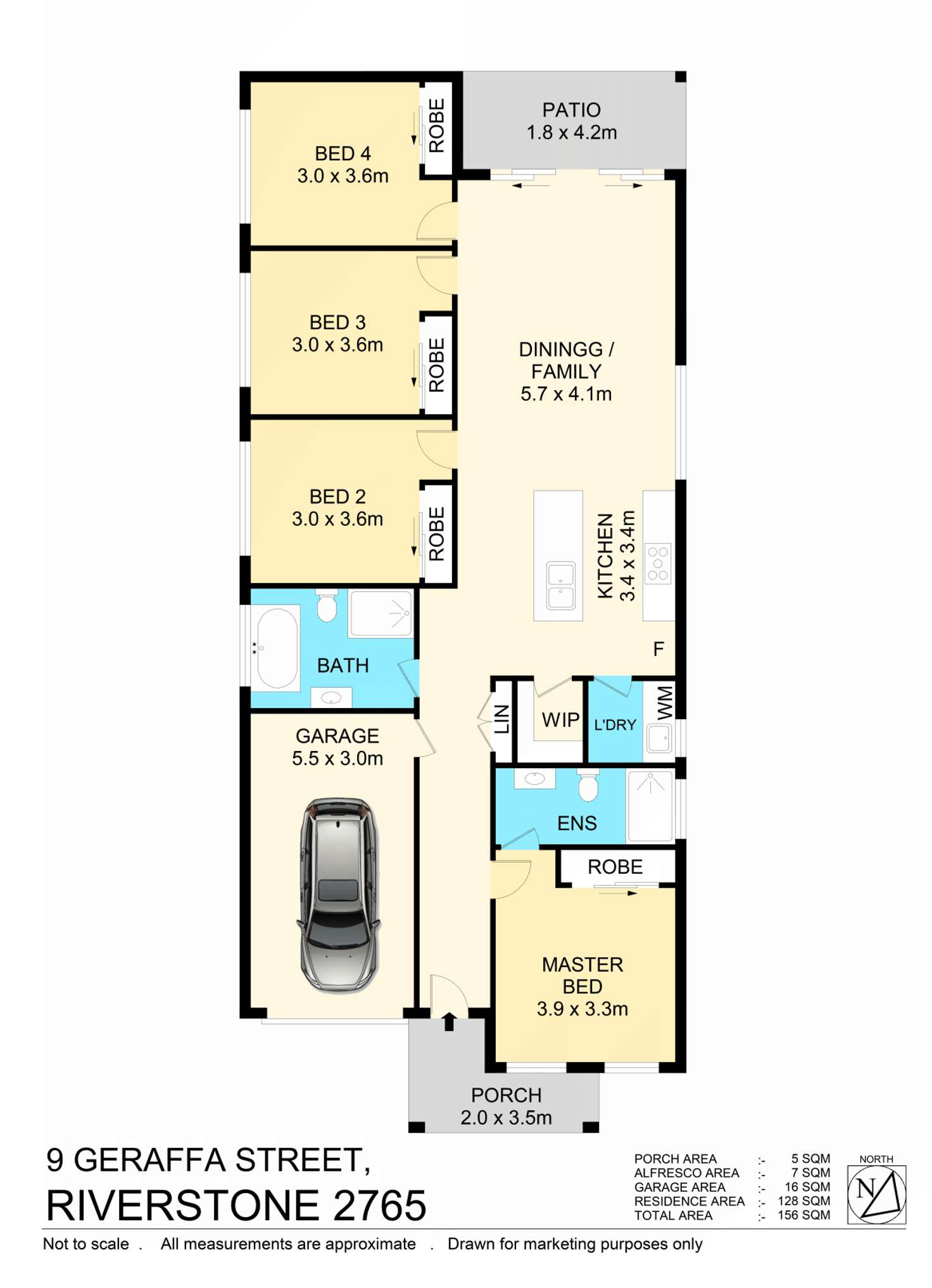 Floorplan of Homely house listing, 9 Garreffa St, Riverstone NSW 2765