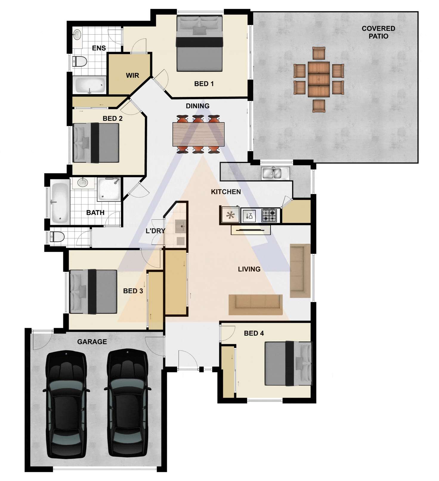 Floorplan of Homely house listing, 3 Brendan Thorne Pl, Marsden QLD 4132