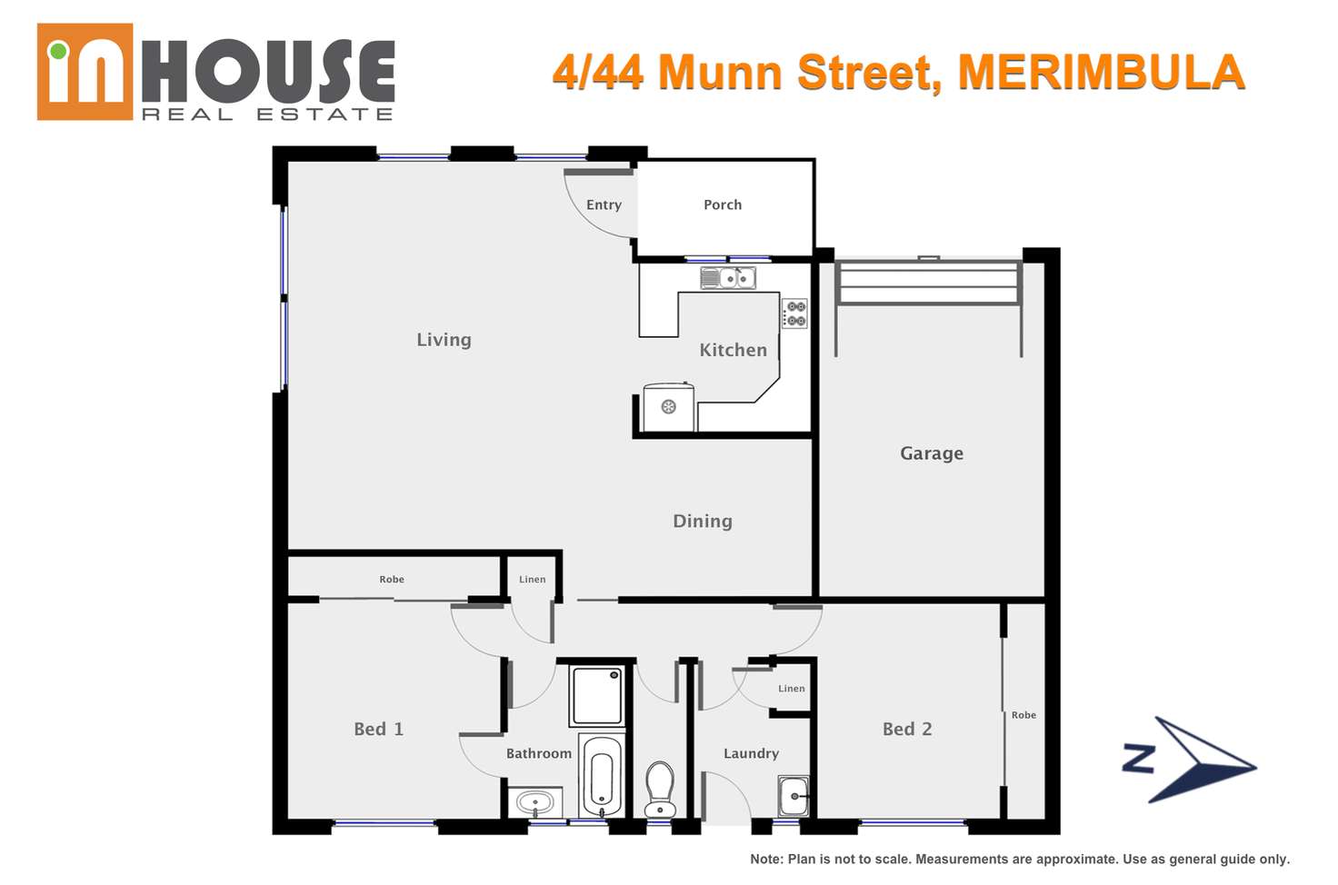 Floorplan of Homely unit listing, Unit 4/44 Munn St, Merimbula NSW 2548