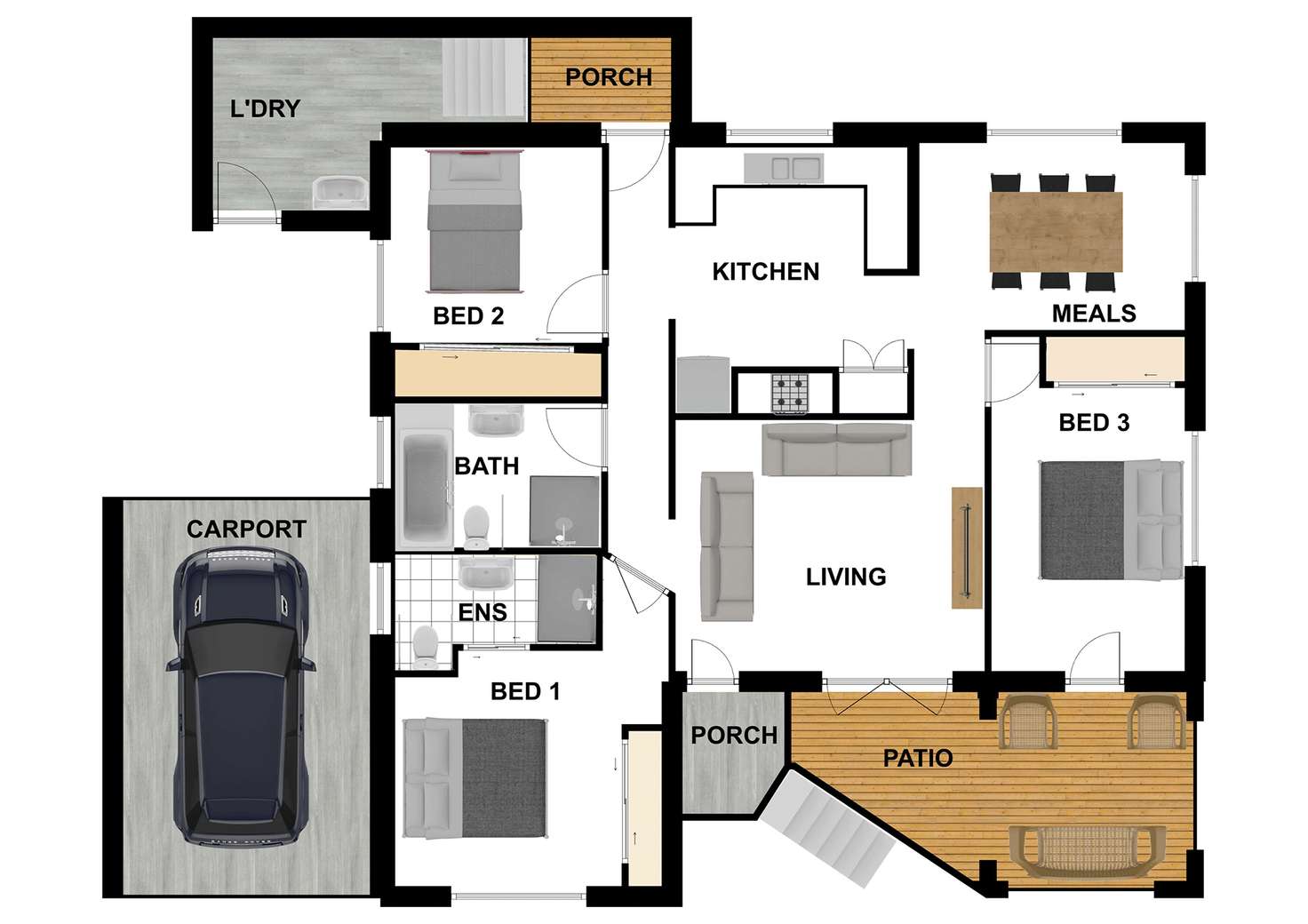 Floorplan of Homely house listing, 105 Blackwood Rd, Salisbury QLD 4107