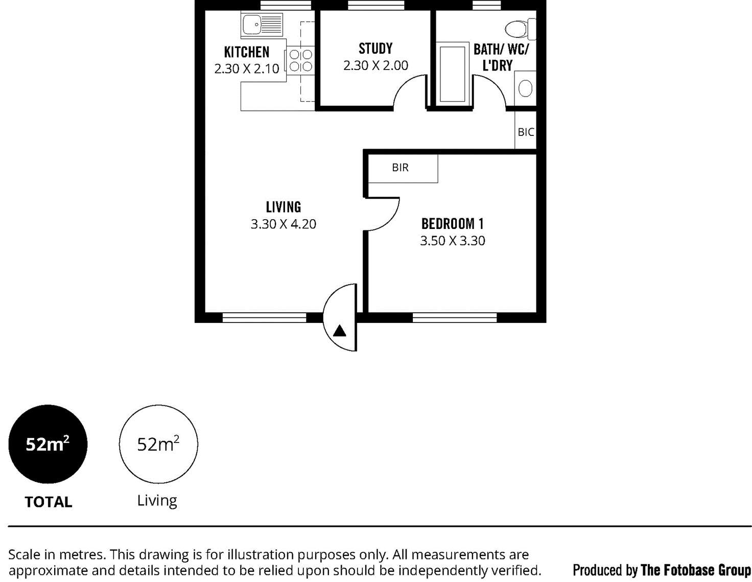 Floorplan of Homely unit listing, Unit 12/463A Portrush Rd, Glenside SA 5065