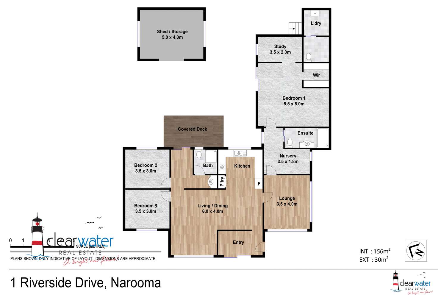 Floorplan of Homely house listing, 1 Riverside Dr, Narooma NSW 2546