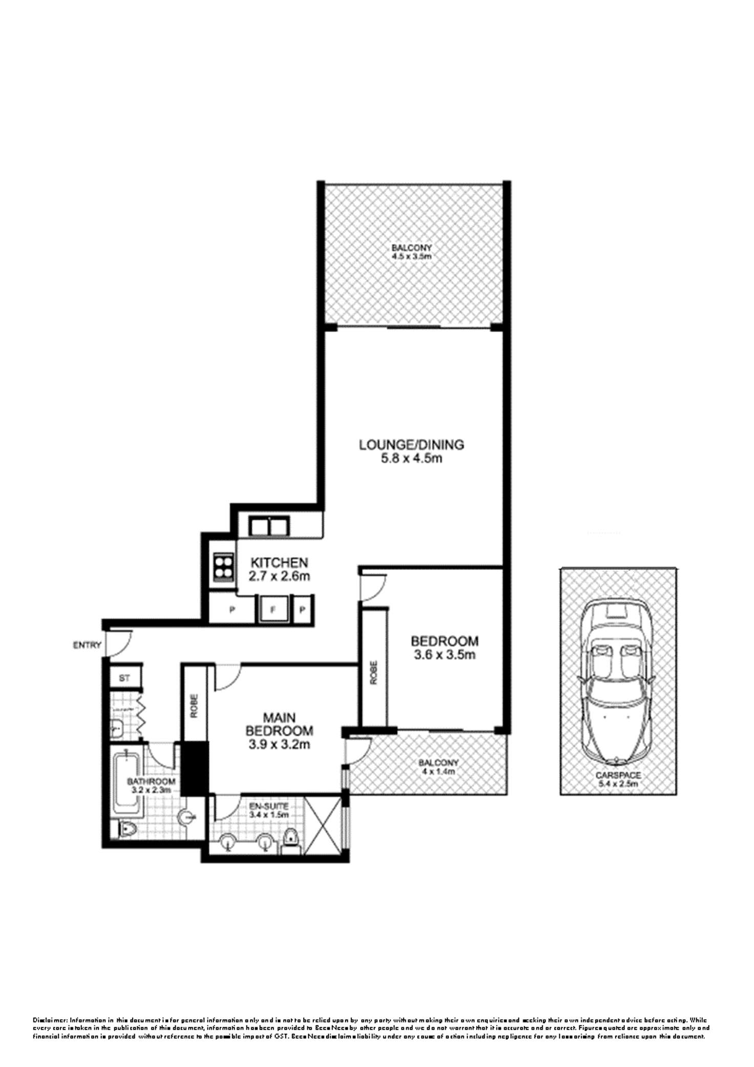 Floorplan of Homely apartment listing, 18/70 Hope St, South Brisbane QLD 4101