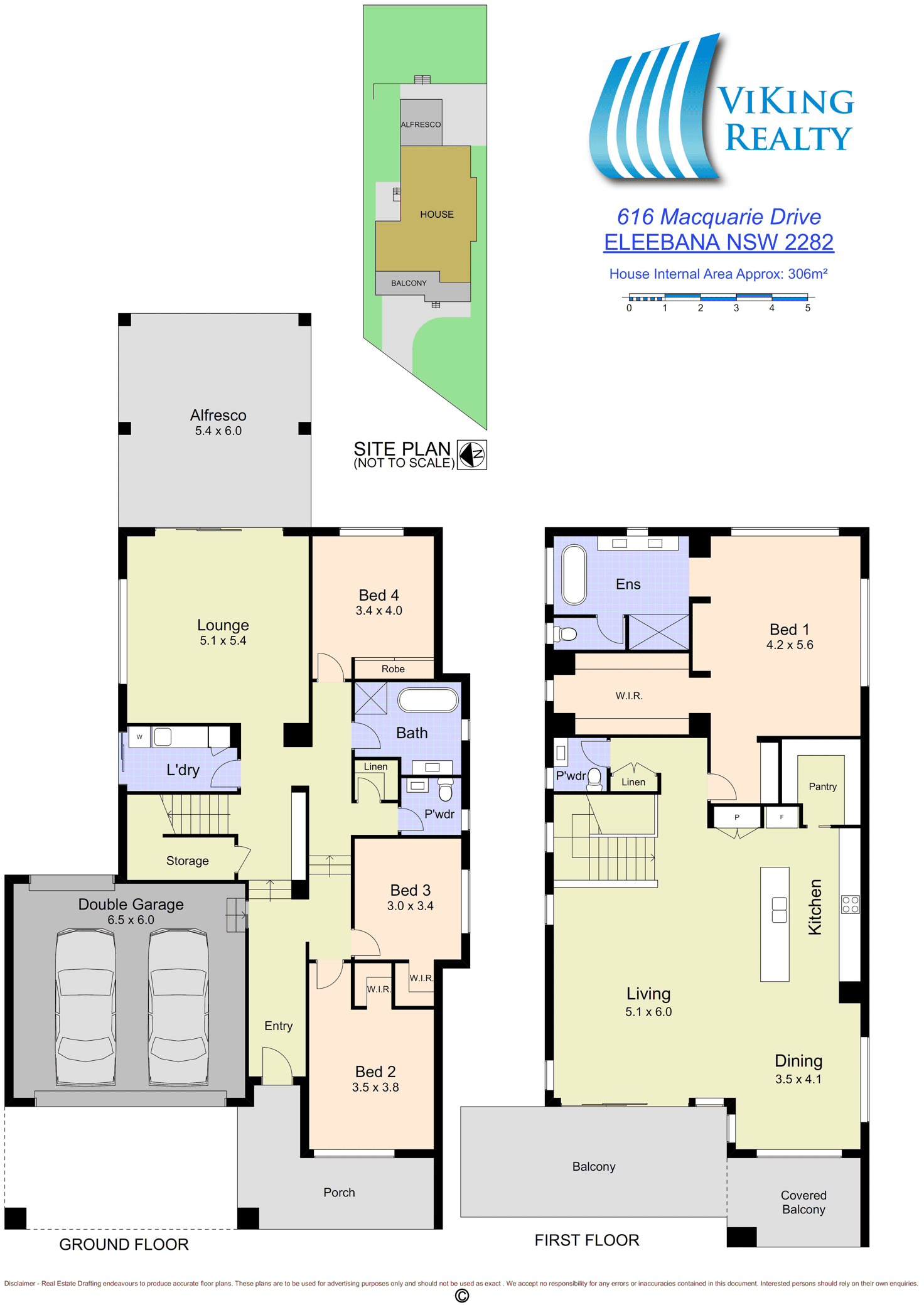 Floorplan of Homely house listing, 616 Macquarie Drive, Eleebana NSW 2282