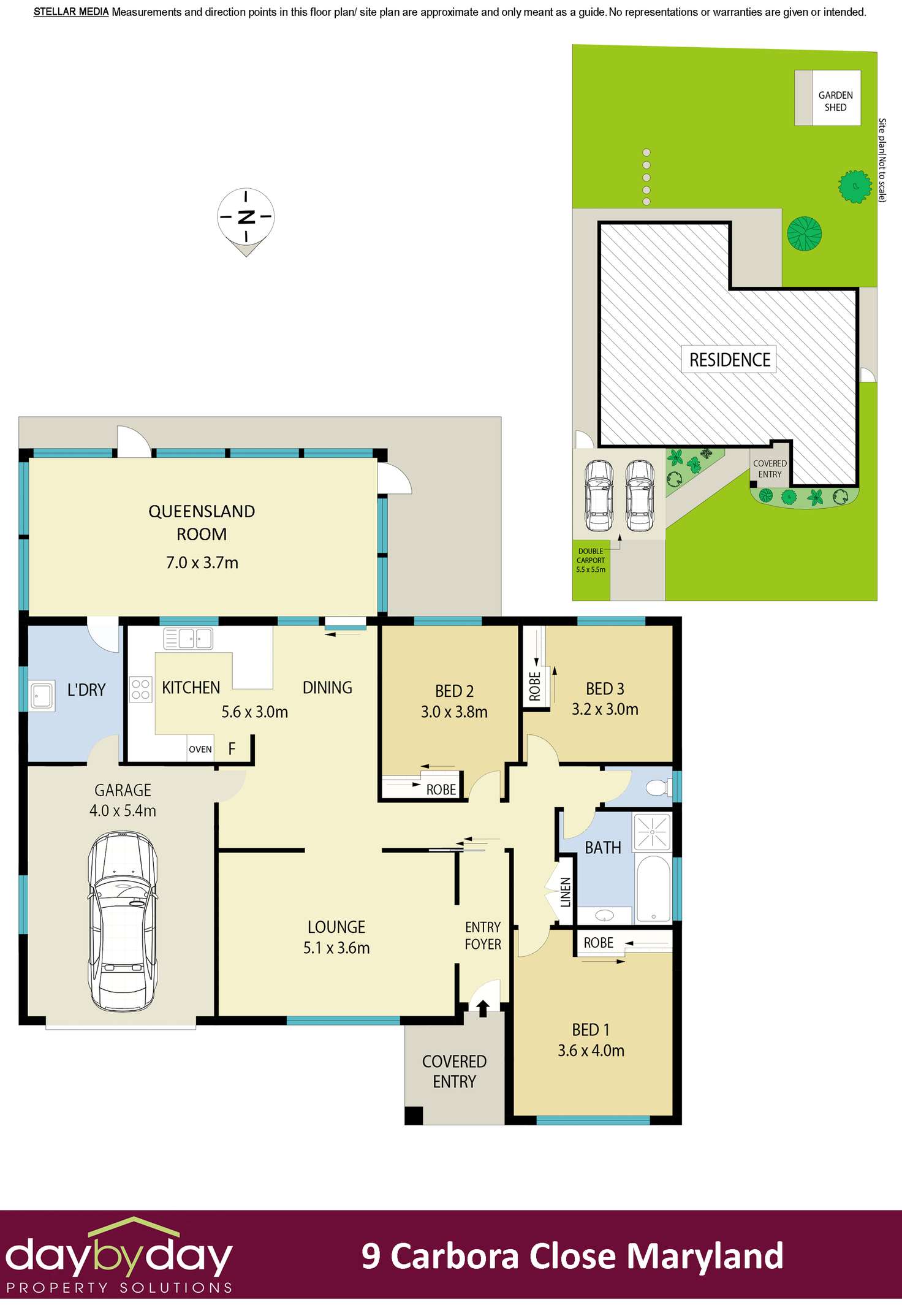 Floorplan of Homely house listing, 9 Carbora Cl, Maryland NSW 2287