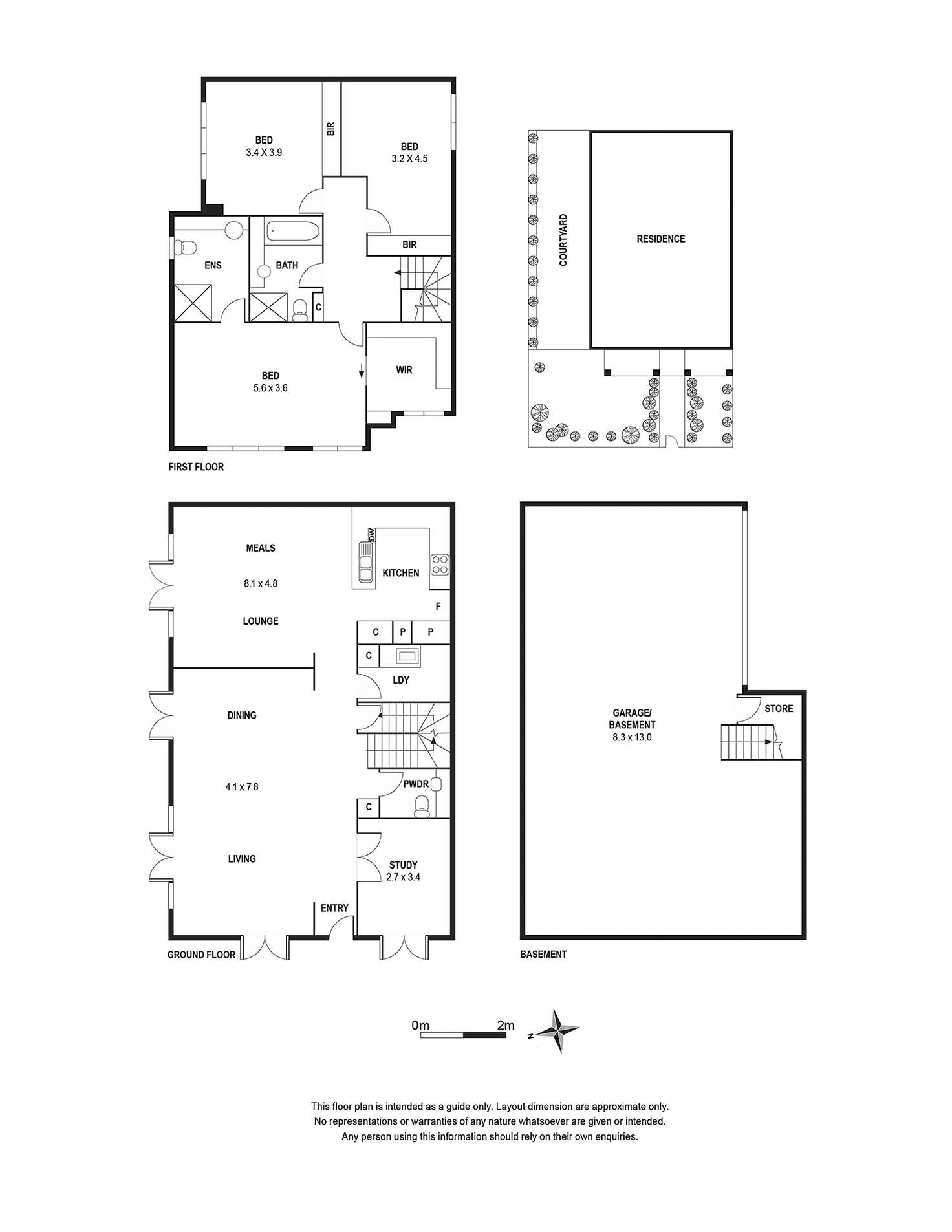 Floorplan of Homely house listing, 786 Hampton St, Brighton VIC 3186