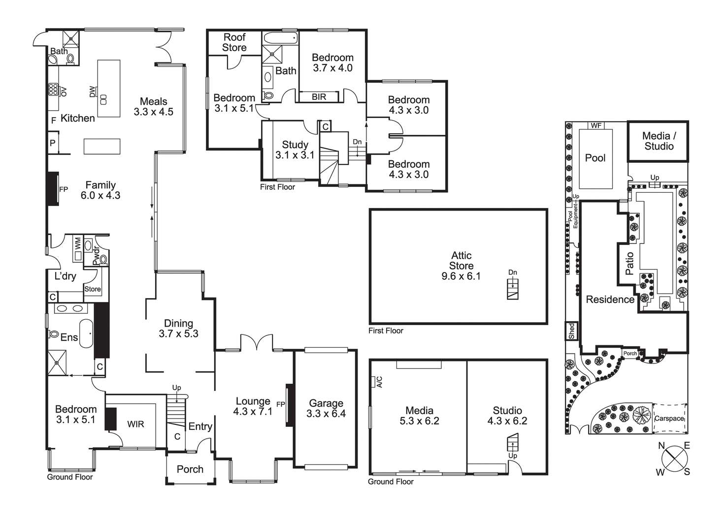 Floorplan of Homely house listing, 4 Sussex St, Brighton VIC 3186