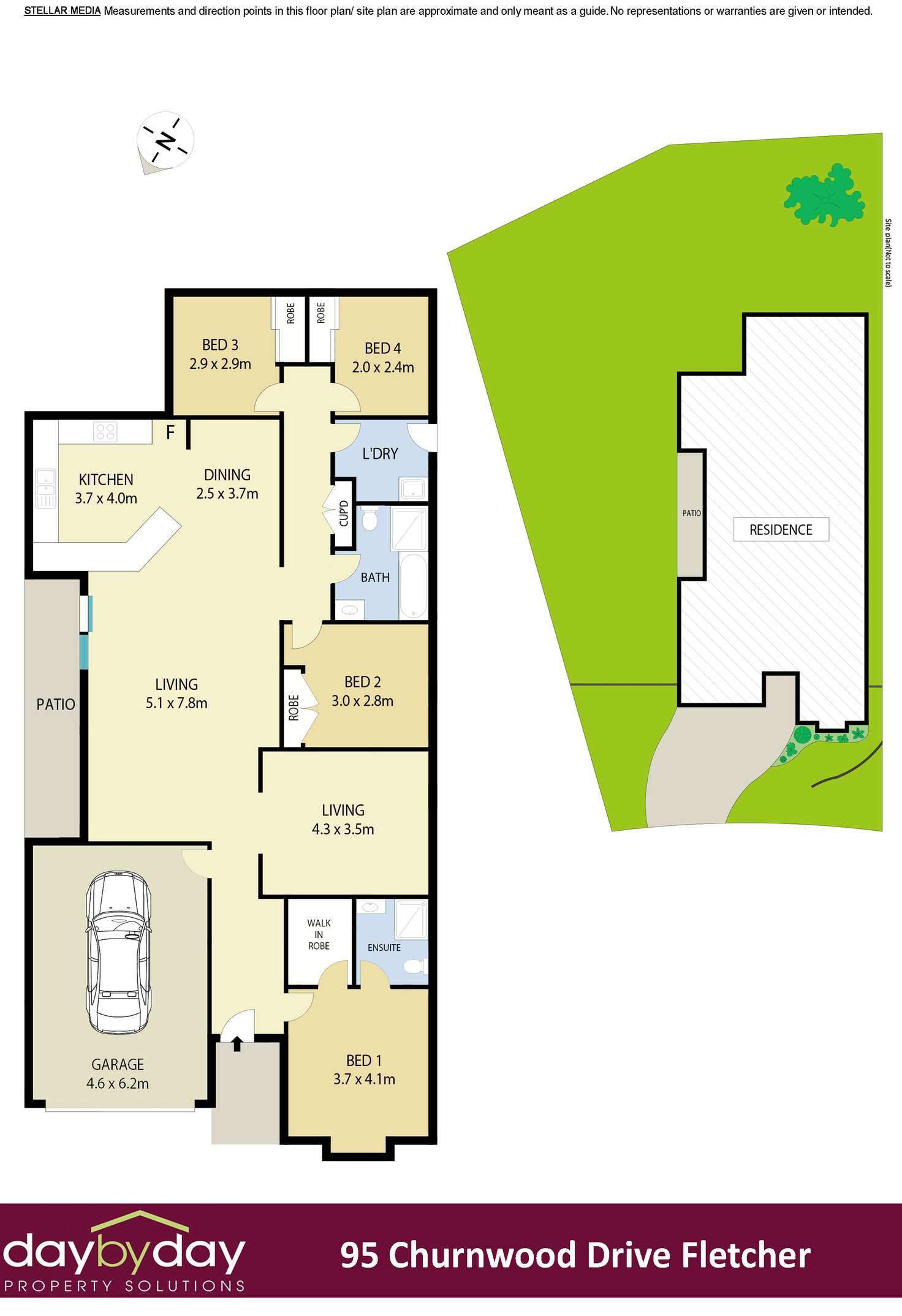 Floorplan of Homely house listing, 95 Churnwood Dr, Fletcher NSW 2287