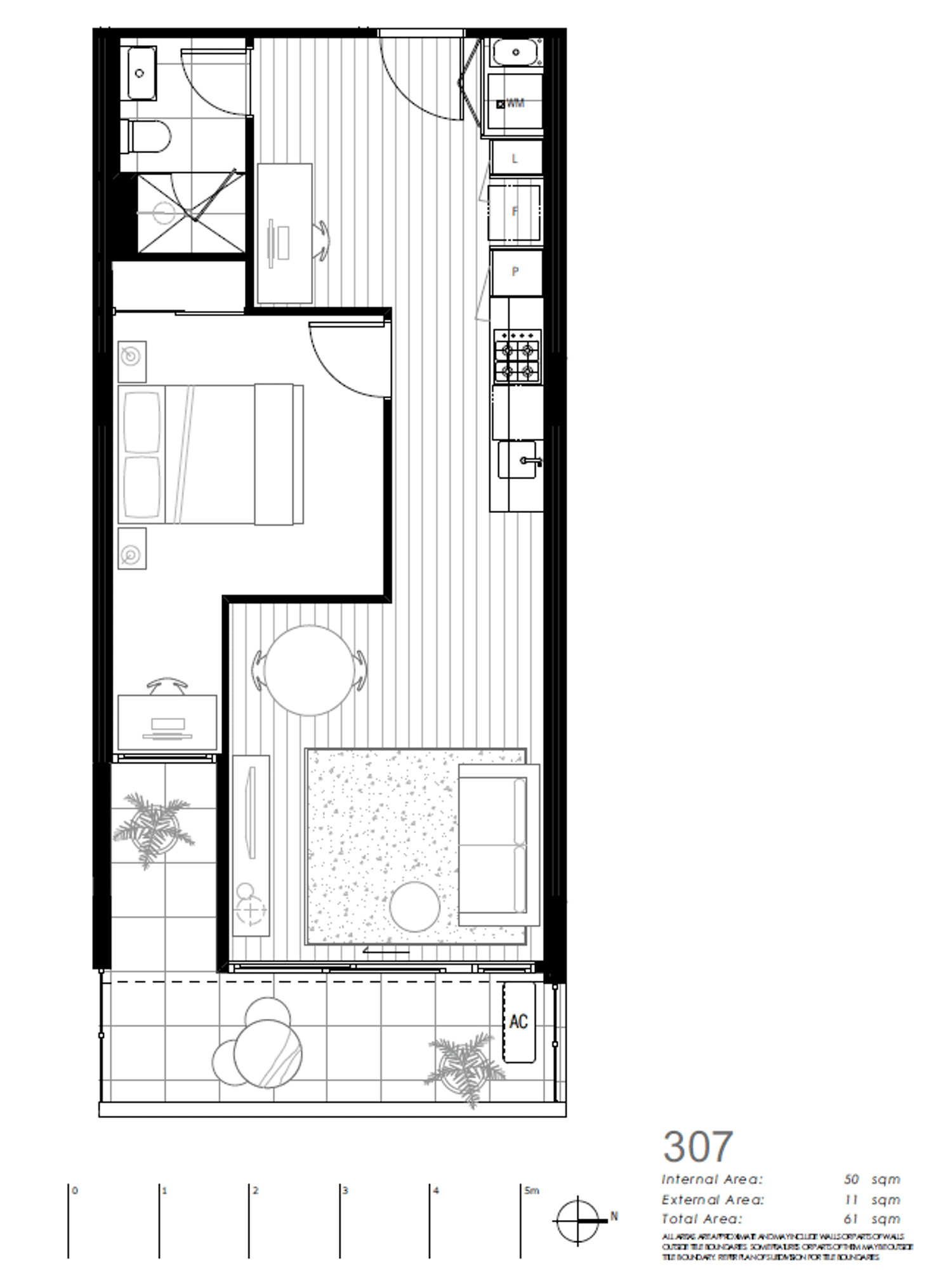 Floorplan of Homely apartment listing, 307/260 Burwood Highway, Burwood VIC 3125