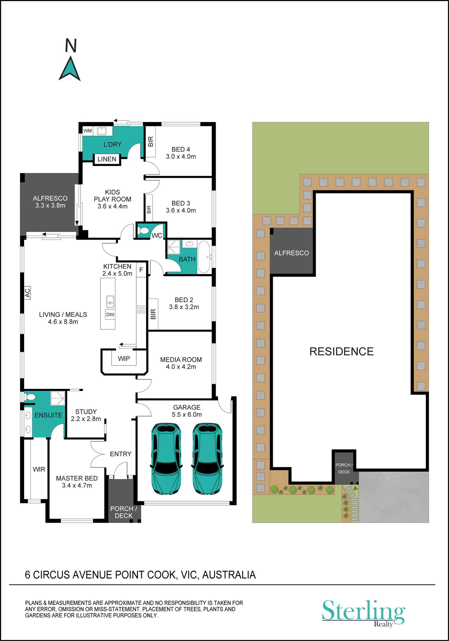Floorplan of Homely house listing, 6 Circus Avenue, Point Cook VIC 3030