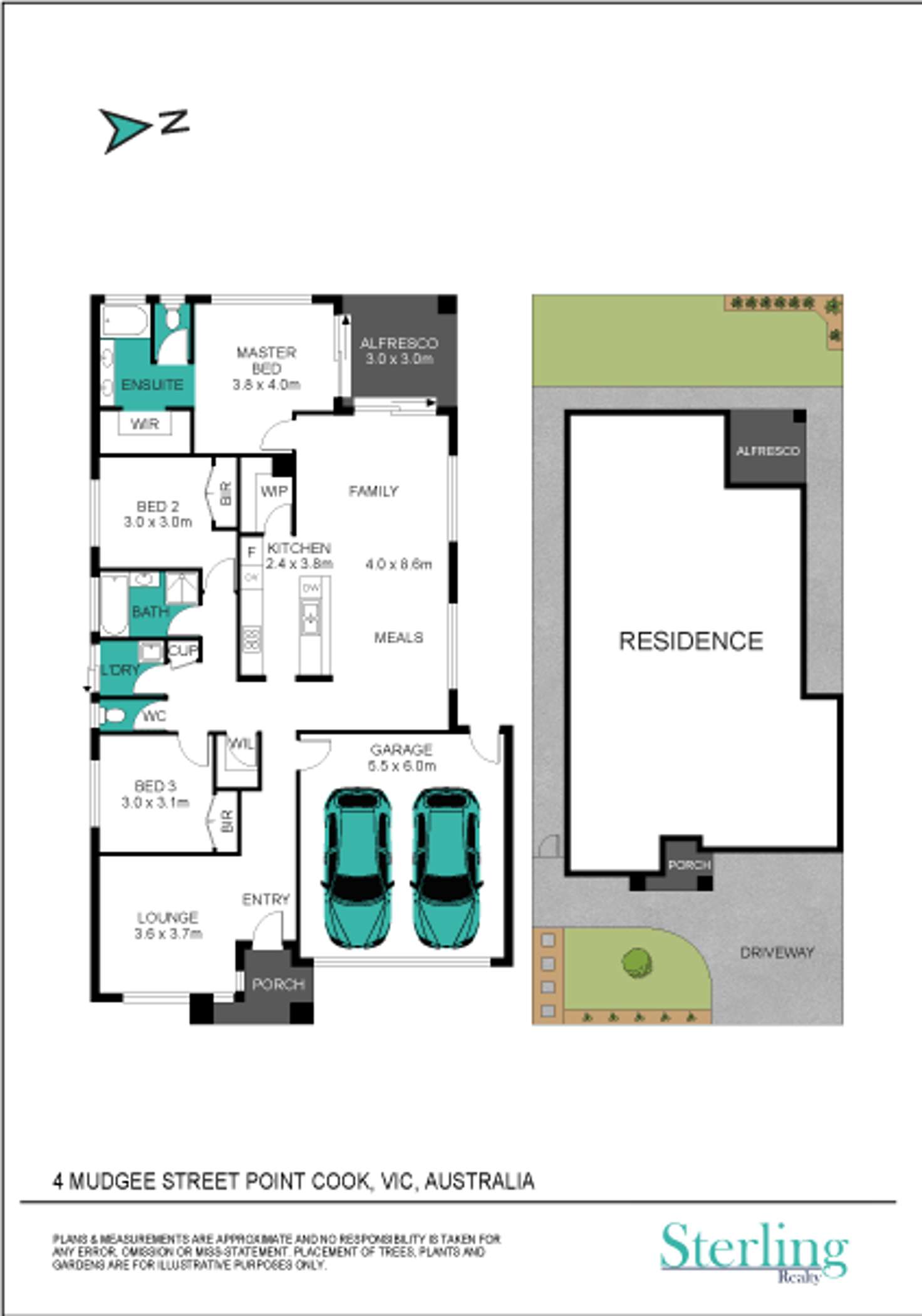 Floorplan of Homely house listing, 4 Mudgee Street, Point Cook VIC 3030