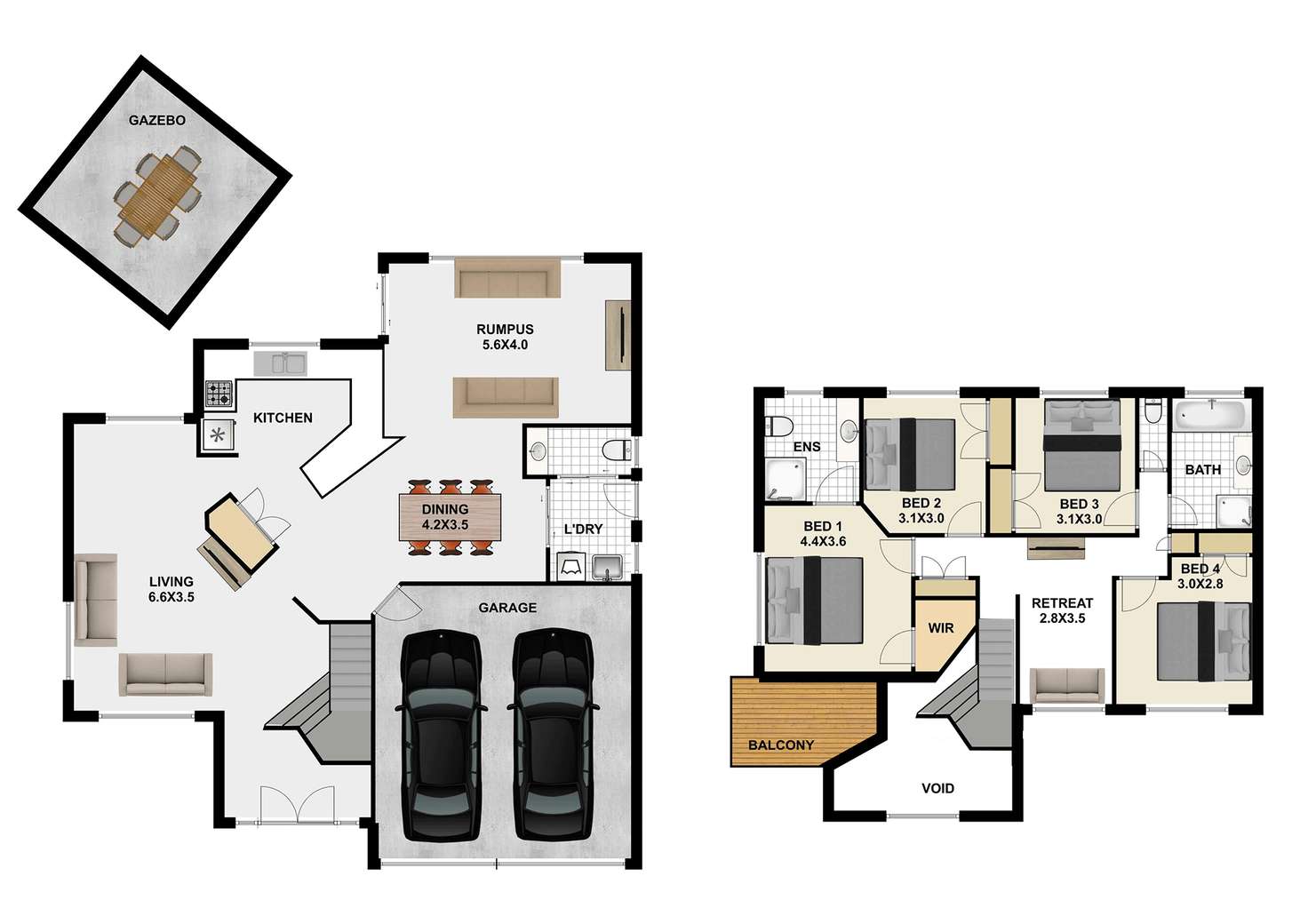 Floorplan of Homely house listing, 3 Auburn Pl, Forest Lake QLD 4078