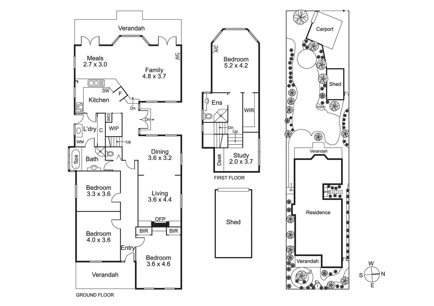 Floorplan of Homely house listing, 8 Milton St, Carnegie VIC 3163