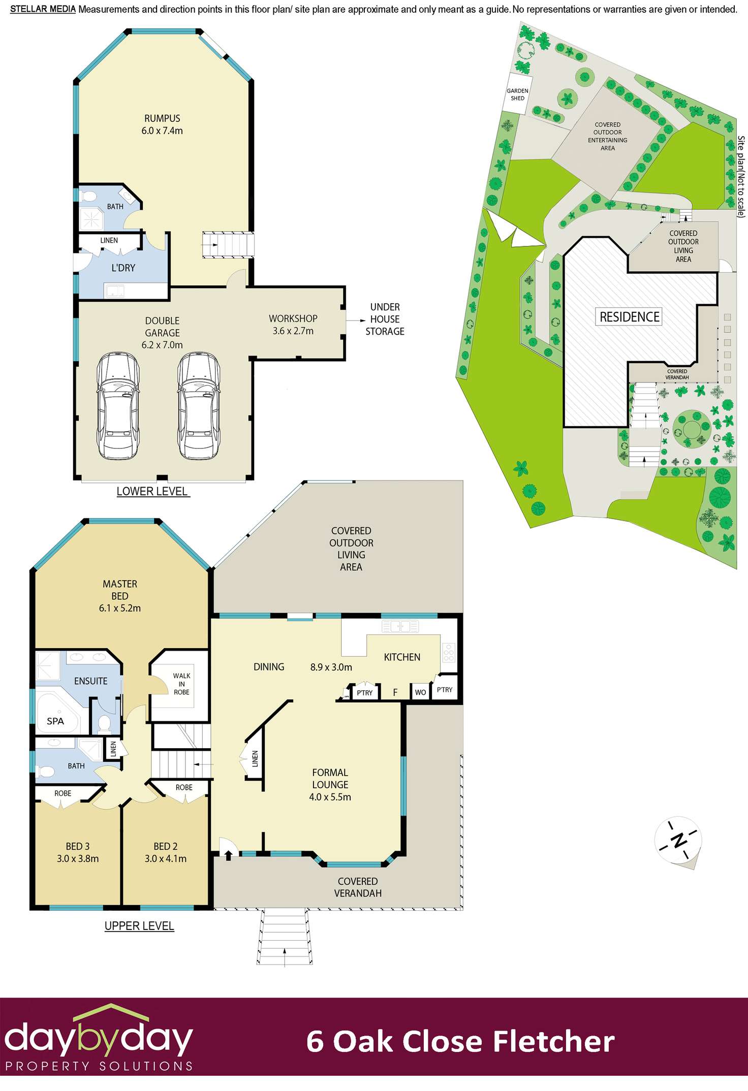 Floorplan of Homely house listing, 6 Oak Cl, Fletcher NSW 2287