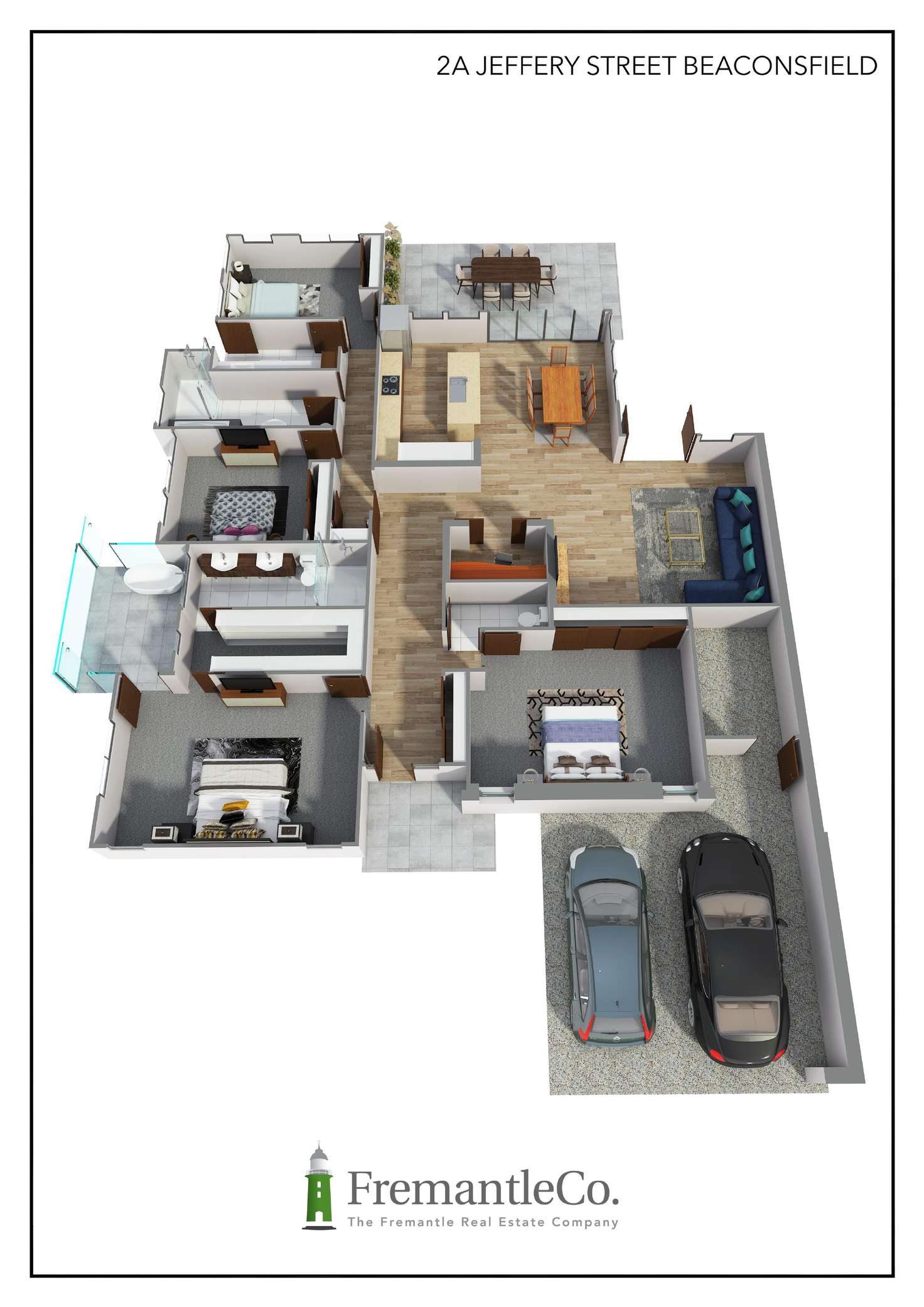 Floorplan of Homely house listing, 2A Jeffery St, Beaconsfield WA 6162