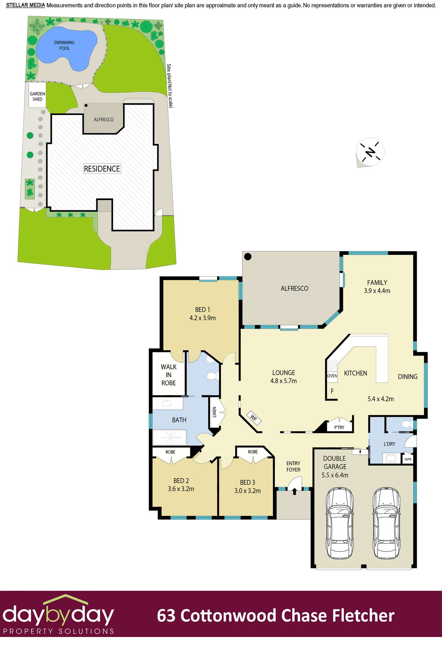 Floorplan of Homely house listing, 63 Cottonwood Ch, Fletcher NSW 2287