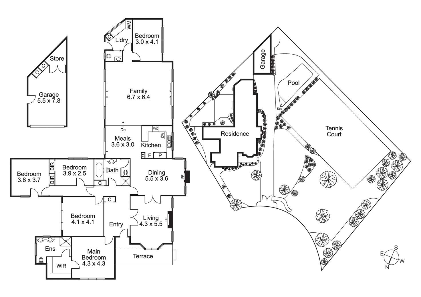 Floorplan of Homely house listing, 1-2 Plummer Ct, Mentone VIC 3194